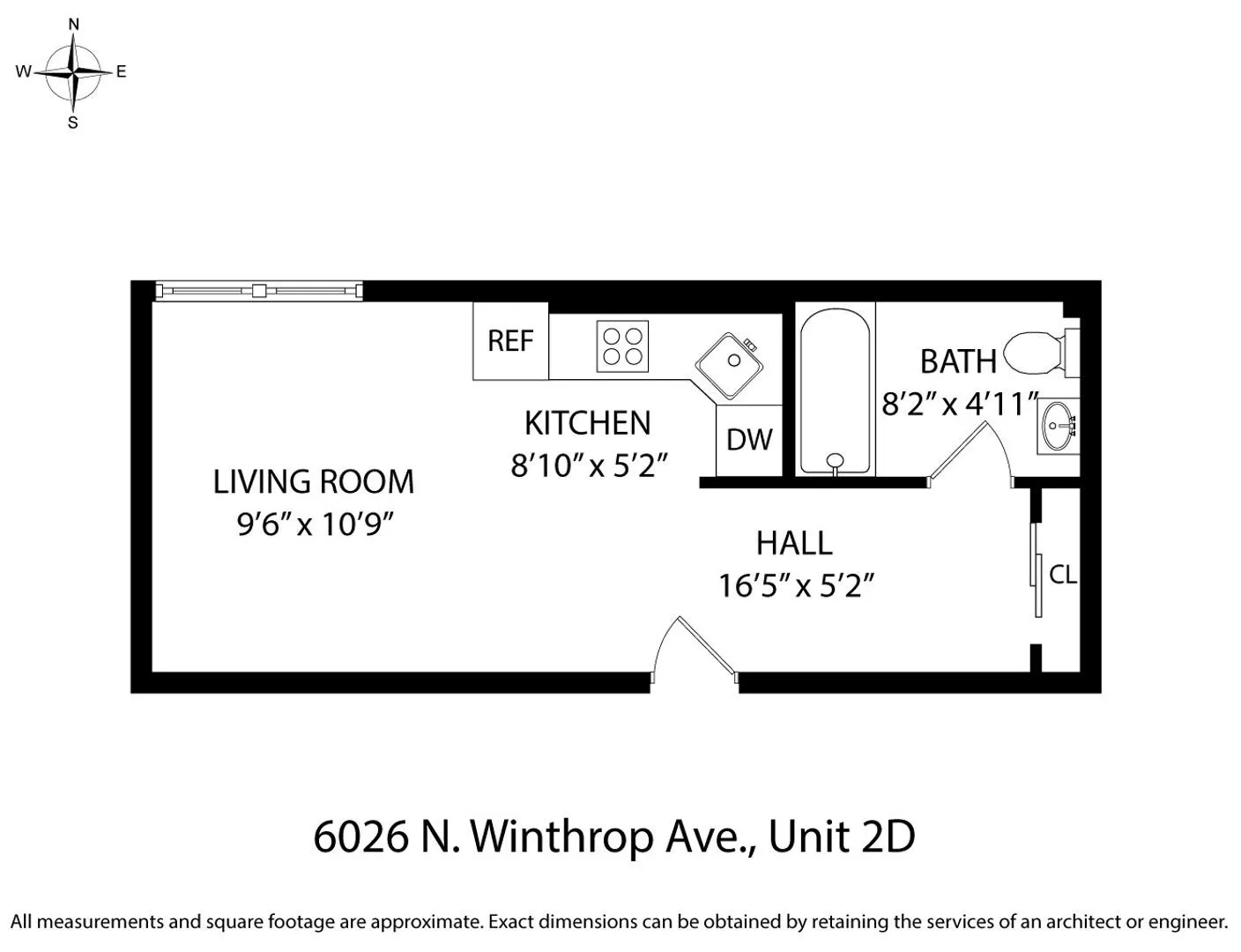 6026 N Winthrop Ave, , 60660, USA 60660-unit#2D-Chicago-IL