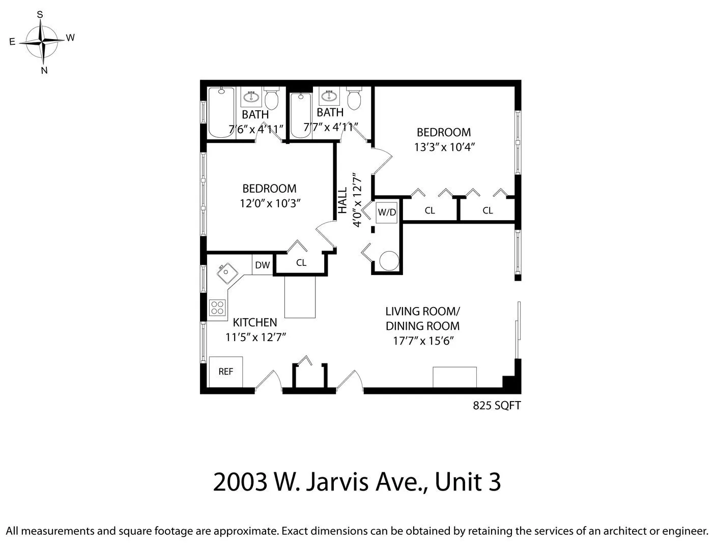 2003 W Jarvis Ave, ,  60645, USA 60645-unit#3-Chicago-IL