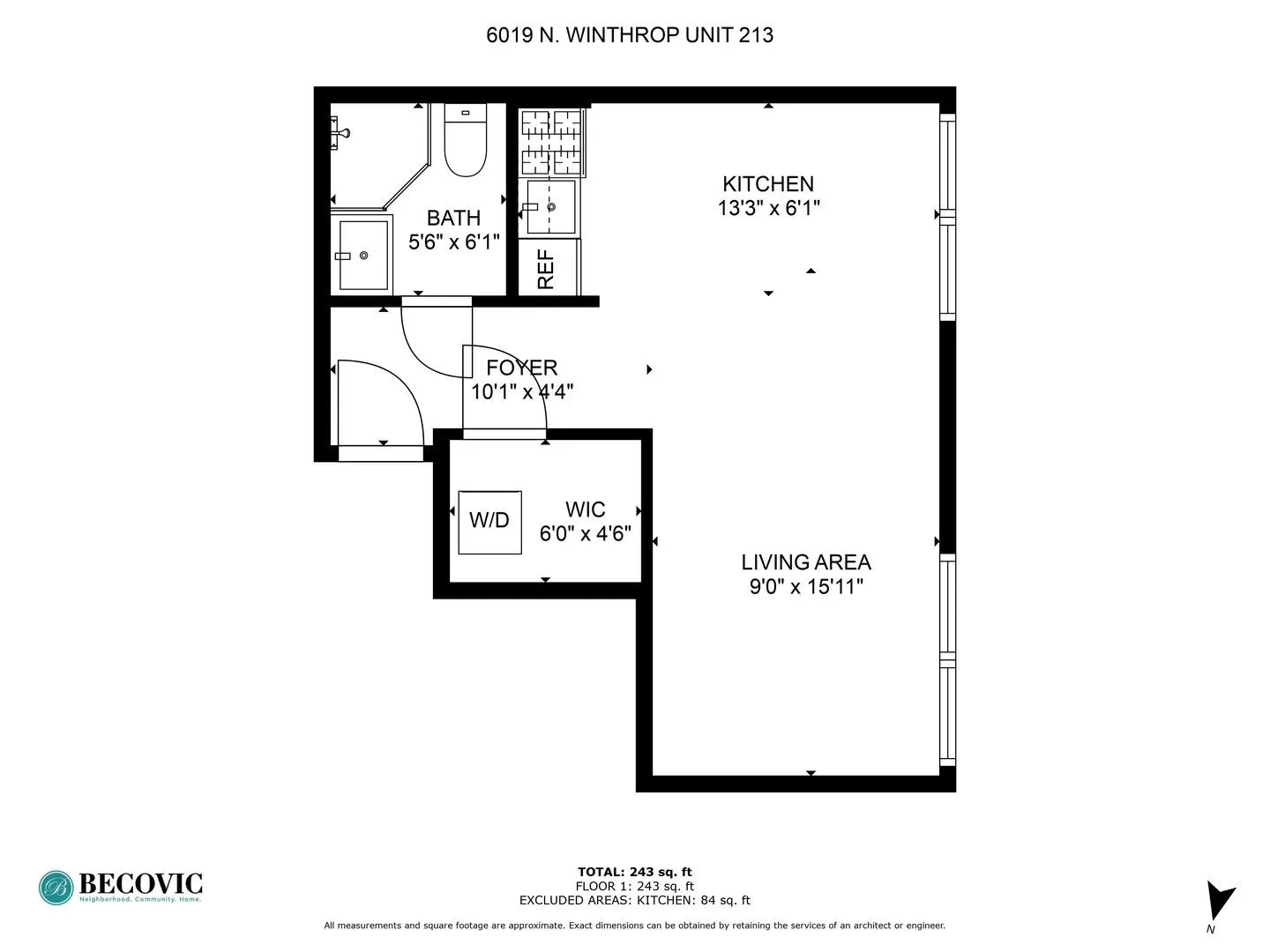 6019 N Winthrop Ave, , 60660, USA 60660-unit#213-Chicago-IL