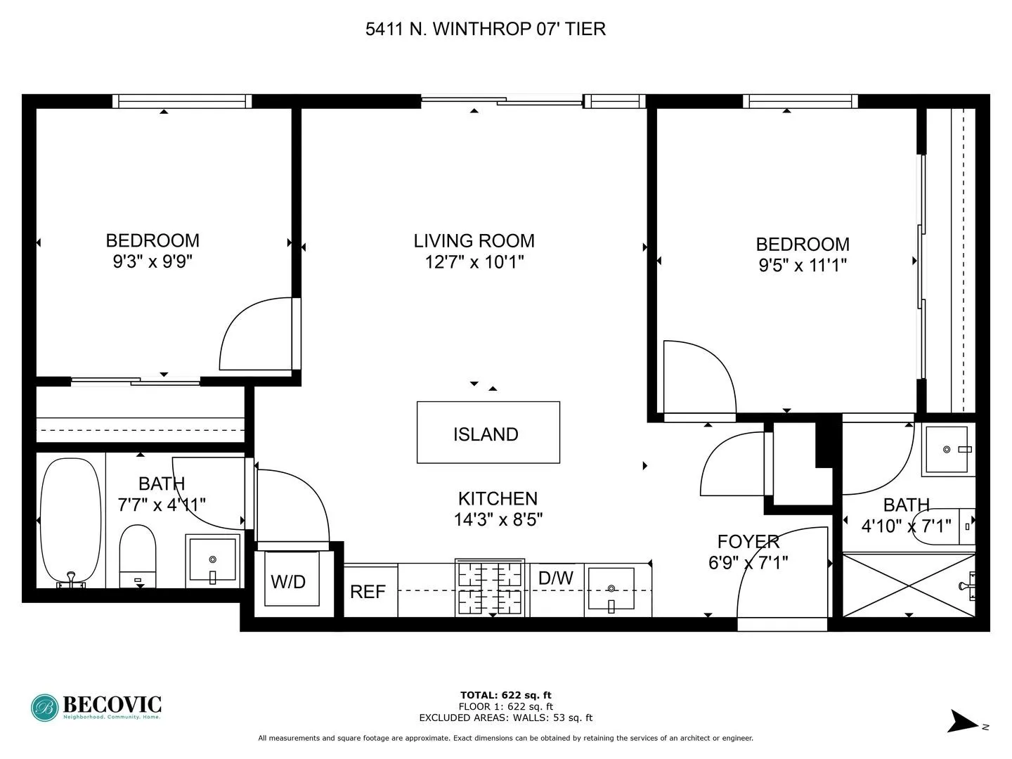 5411 N Winthrop Ave, ,  60640, USA 60640-unit#407-Chicago-IL