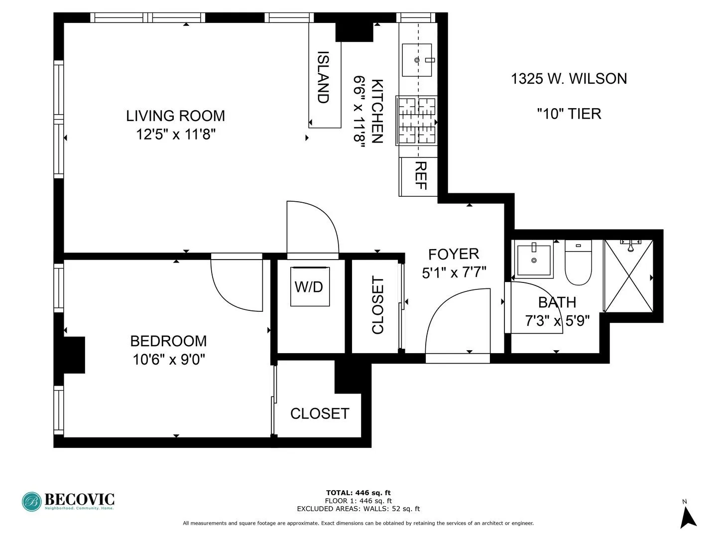1325 W Wilson Ave, , 60640, USA 60640-unit#810-Chicago-IL