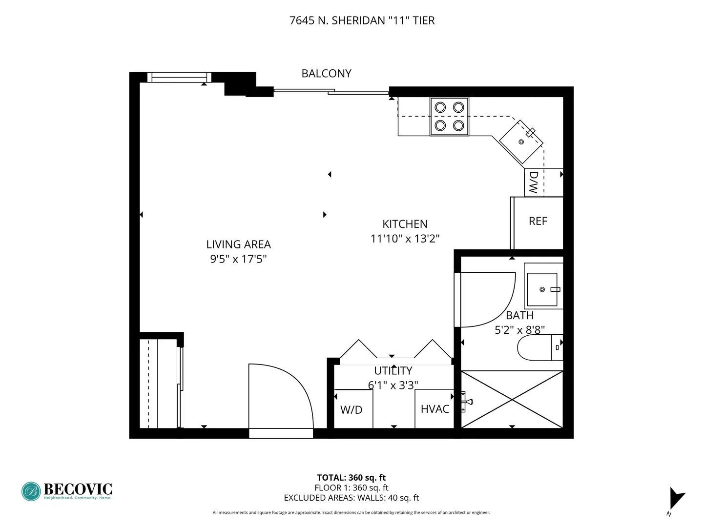 7645 N Sheridan Rd, ,  60626, USA 60626-unit#211-Chicago-IL