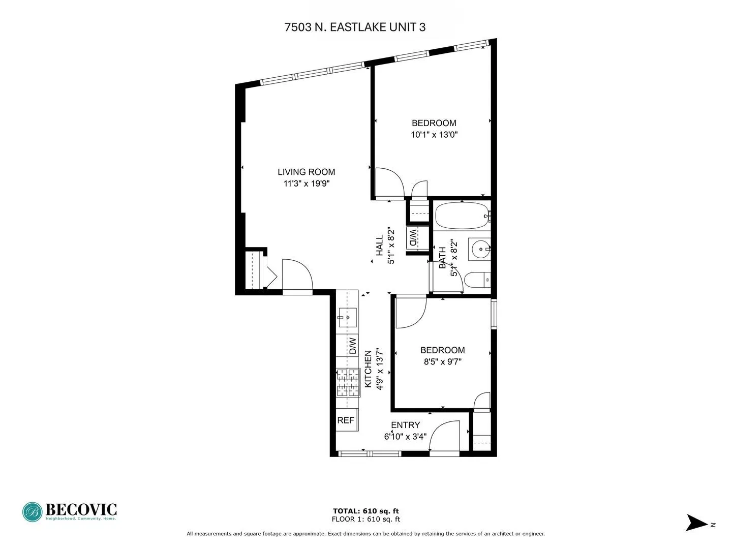 7503 N Eastlake Terrace, ,  60626, USA 60626-unit#3-Chicago-IL
