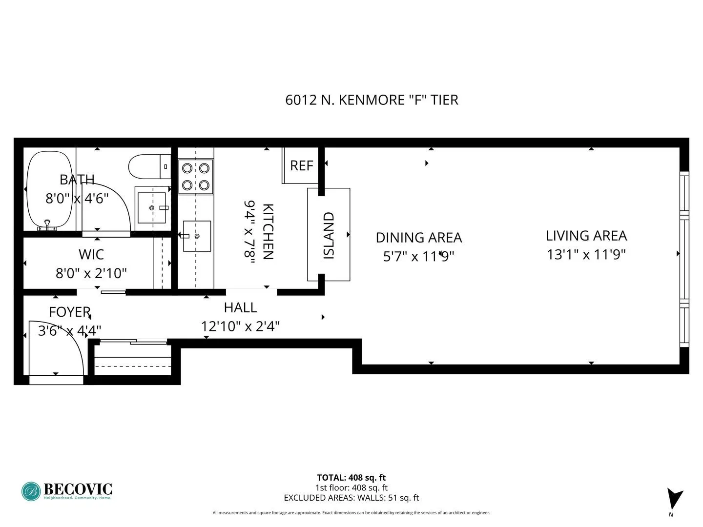 6012 N Kenmore Ave, , 60660, USA 60660-unit#4F-Chicago-IL