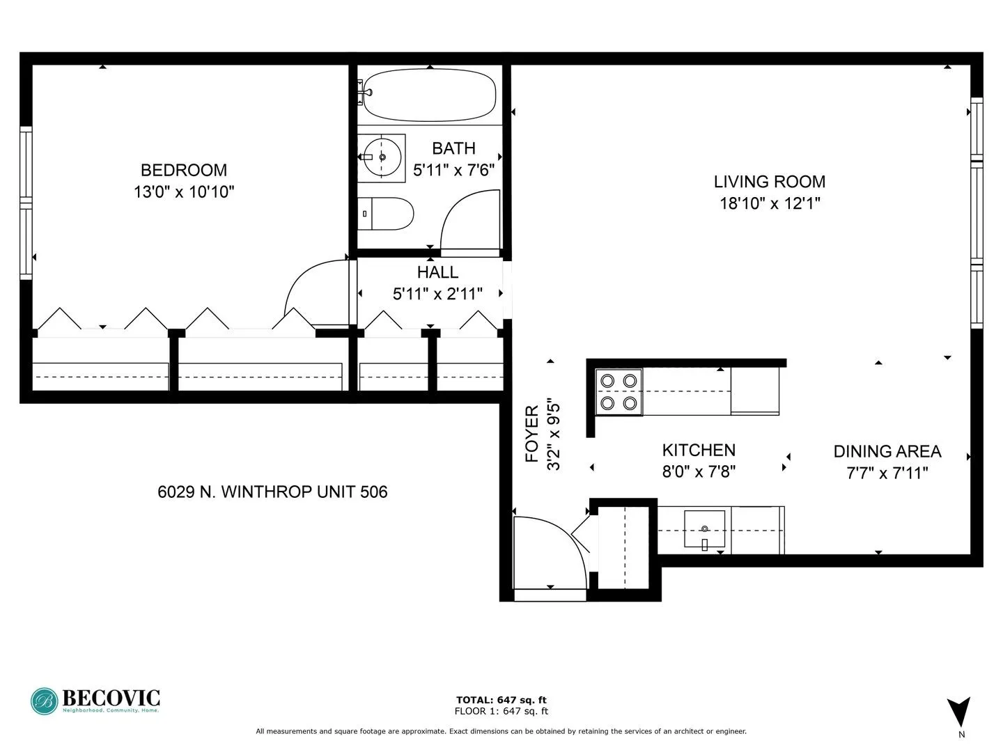 6029 N Winthrop Ave, , 60660, USA 60660-unit#506-Chicago-IL