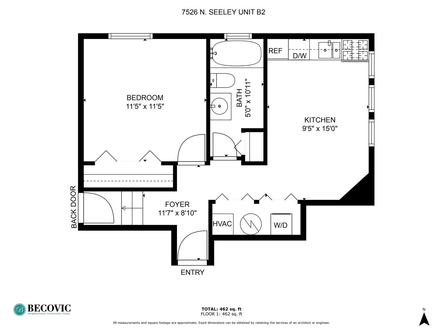 7526 N Seeley Ave, ,  60645, USA 60645-unit#B2-Chicago-IL