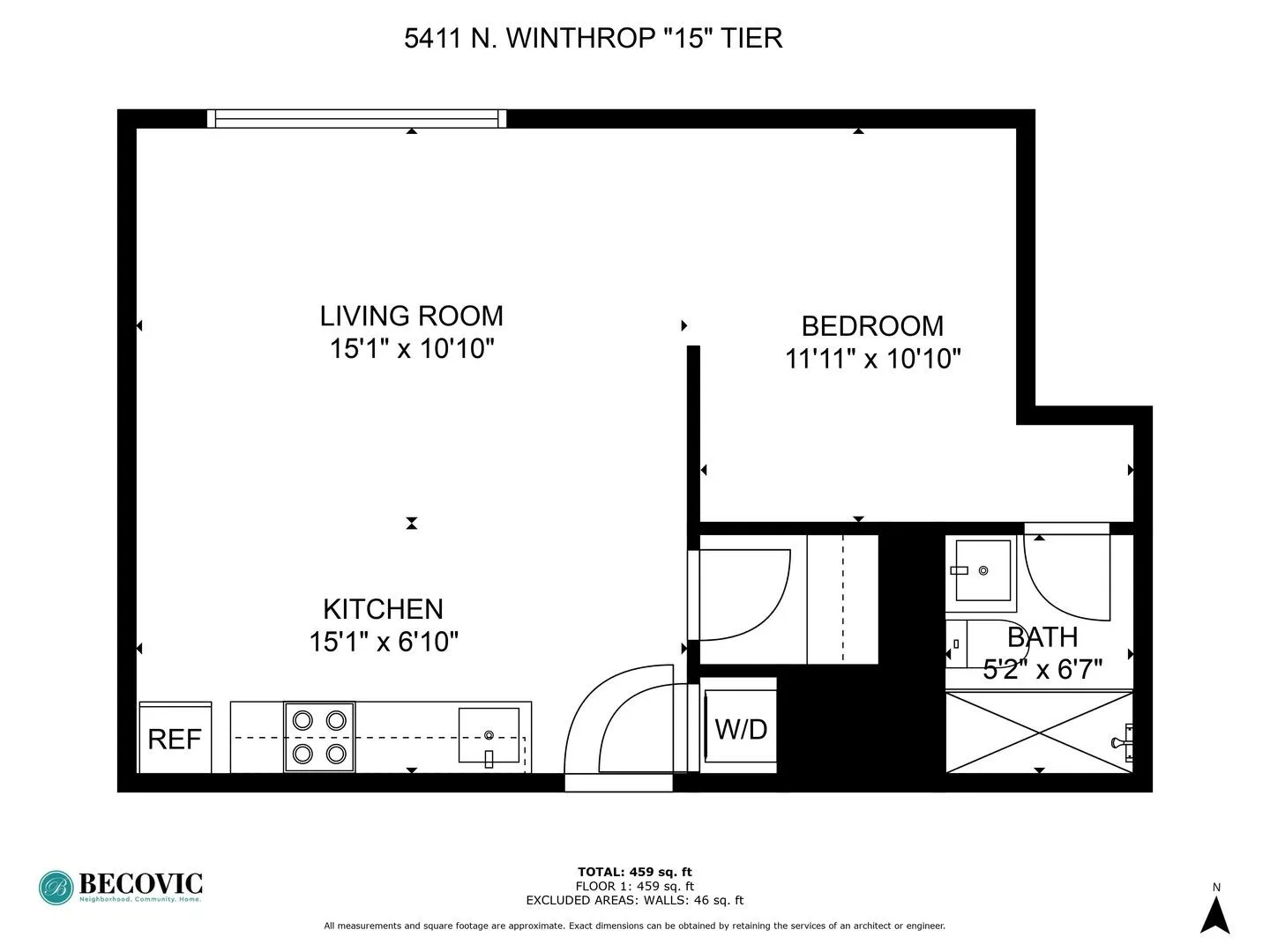 5411 N Winthrop Ave, , 60640, USA 60640-unit#415-Chicago-IL