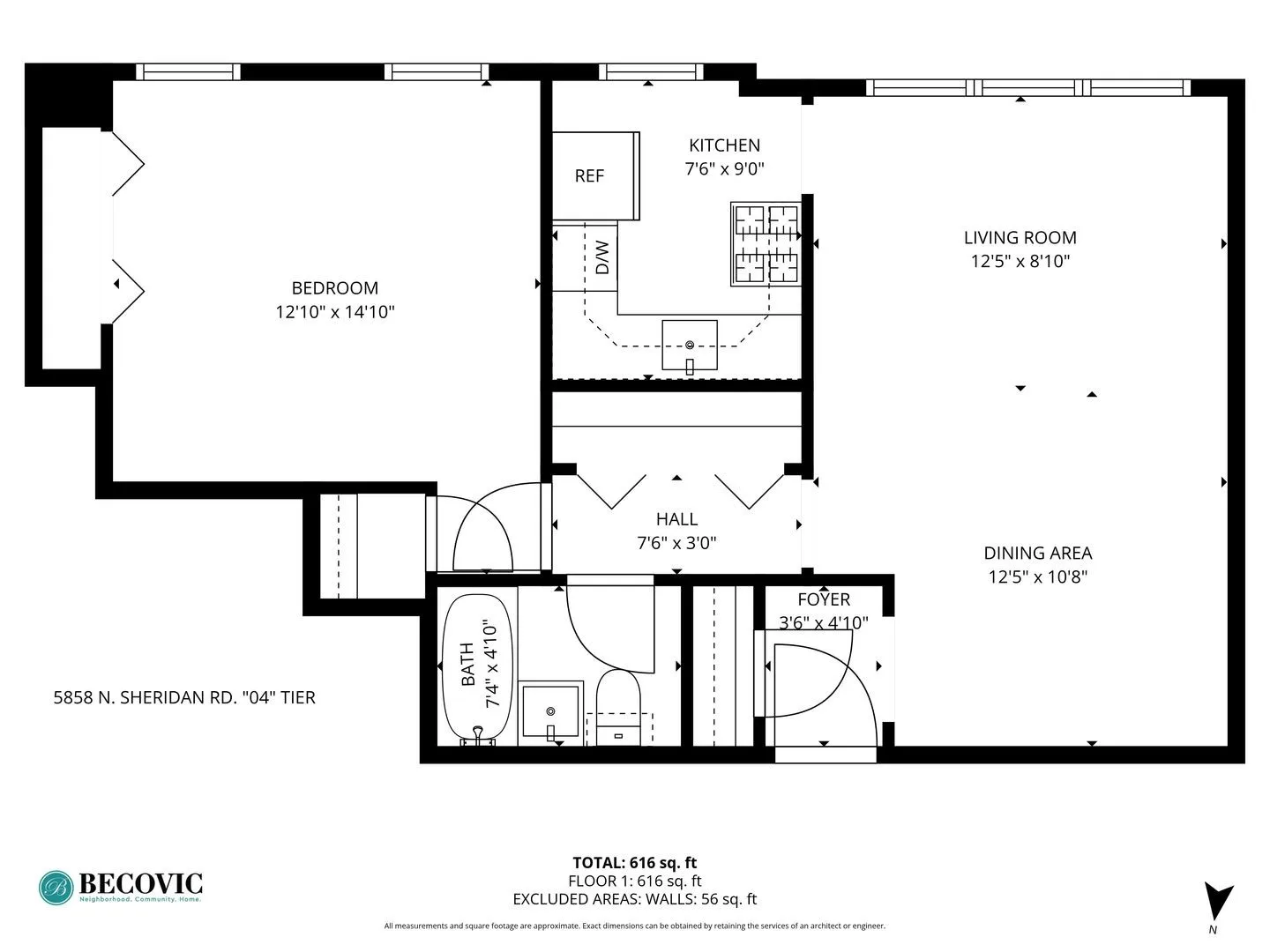 5858 N Sheridan Rd, ,  60660, USA 60660-unit#1204-Chicago-IL