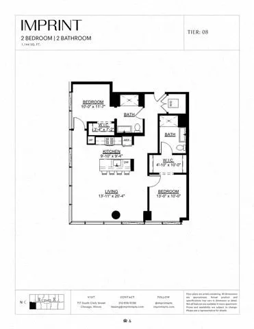 717 S Clark St, ,  60605, USA 60605-unit#2208-Chicago-IL