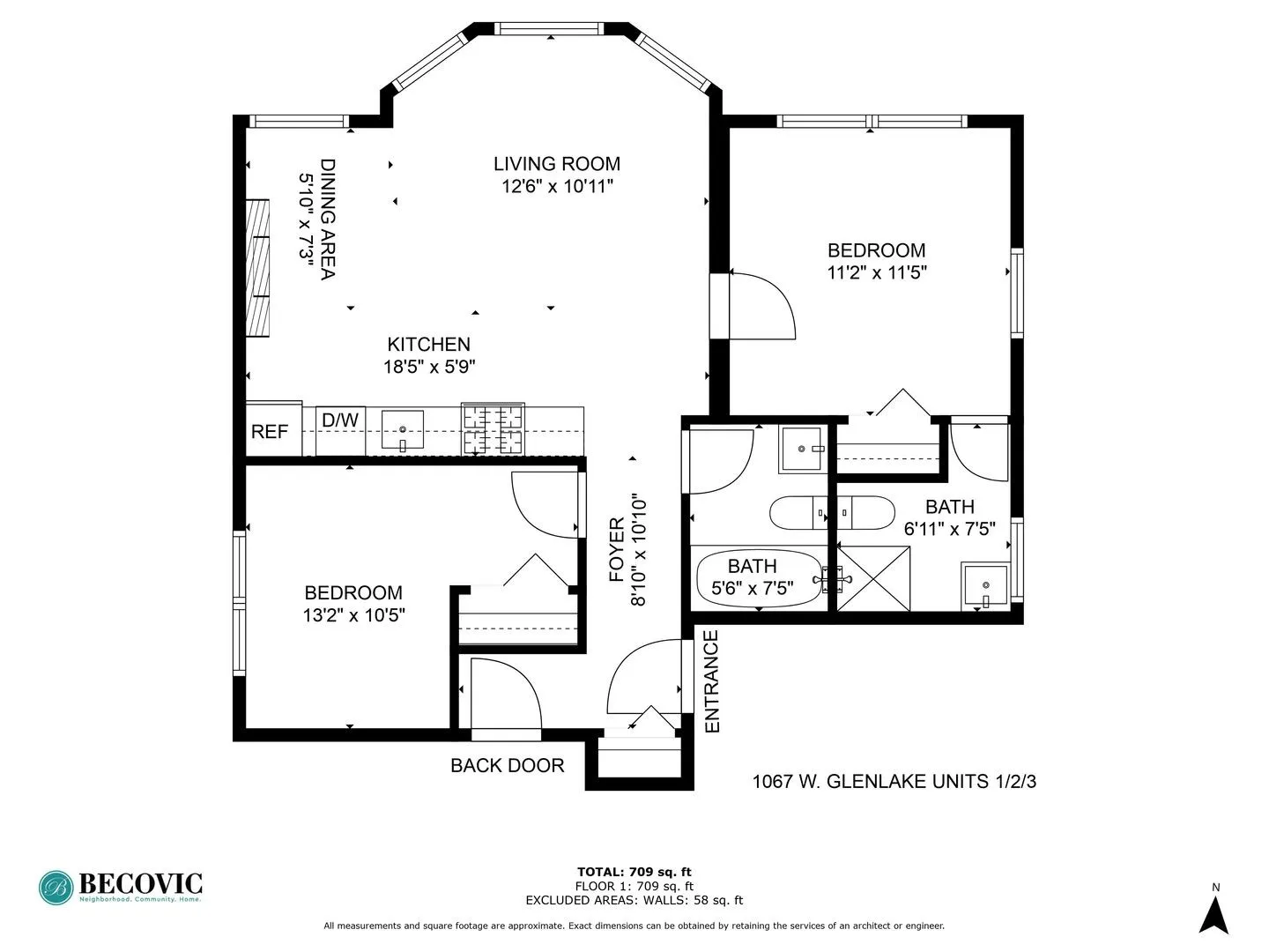 1067 W Glenlake Ave, ,  60660, USA 60660-unit#2-Chicago-IL