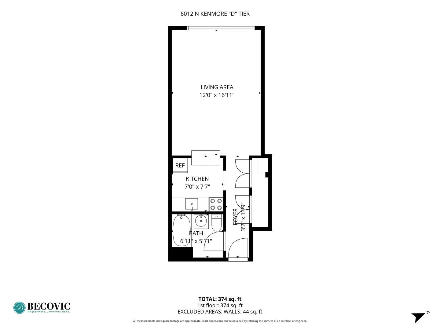 6012 N Kenmore Ave, ,  60660, USA 60660-unit#3D-Chicago-IL