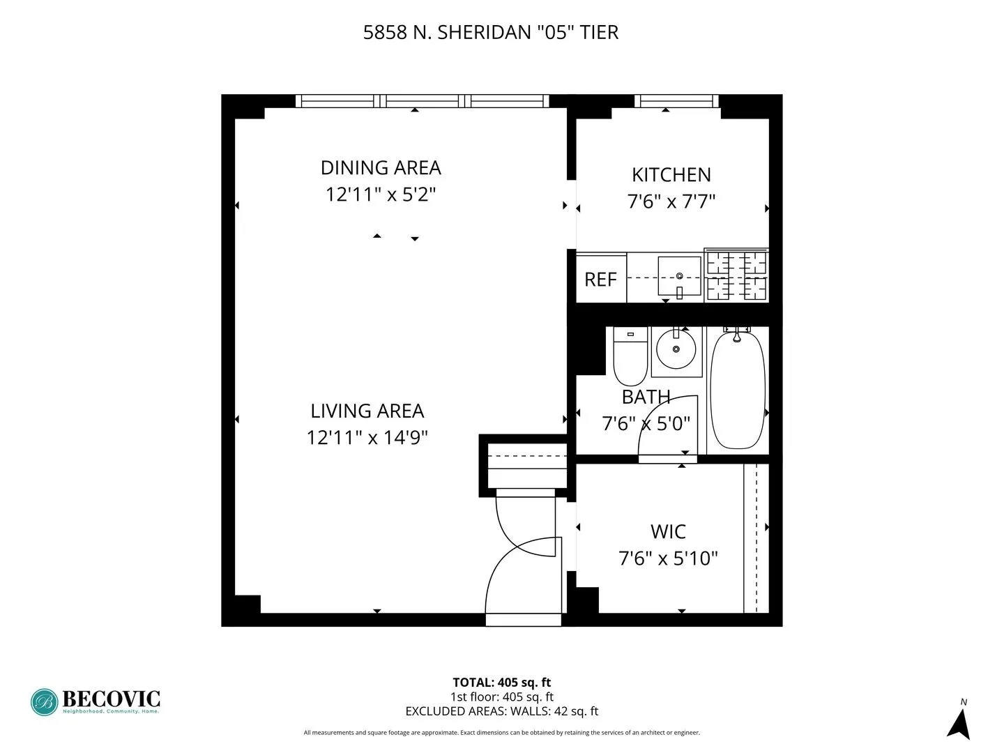 5858 N Sheridan Rd, , 60660, USA 60660-unit#305-Chicago-IL