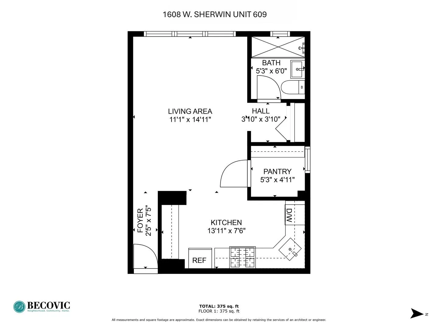 1608 W Sherwin Ave, , 60626, USA 60626-unit#609-Chicago-IL