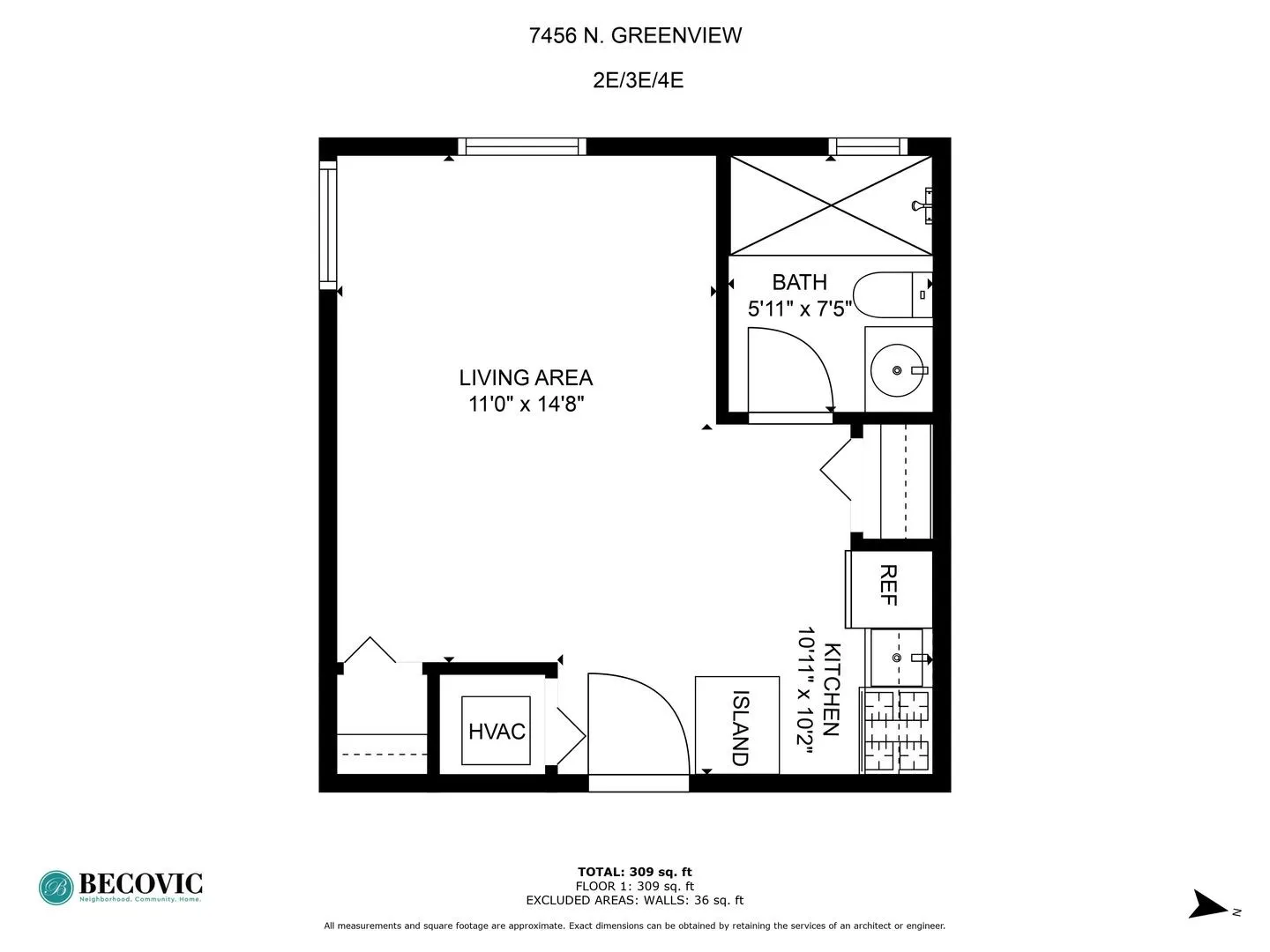 7456 N Greenview Ave, ,  60626, USA 60626-unit#2E-Chicago-IL