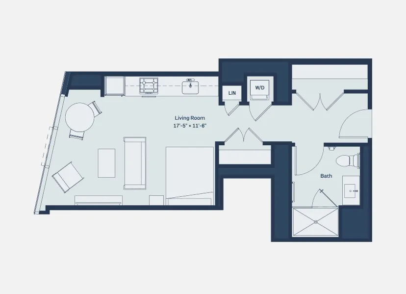 455 E Waterside Dr, ,  60601, USA 60601-unit#STUDIO-Chicago-IL