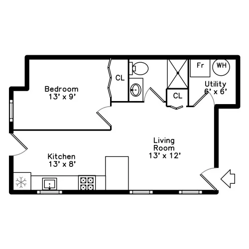 732 N Ada St, ,  60642, USA 60642-unit#2R-Chicago-IL