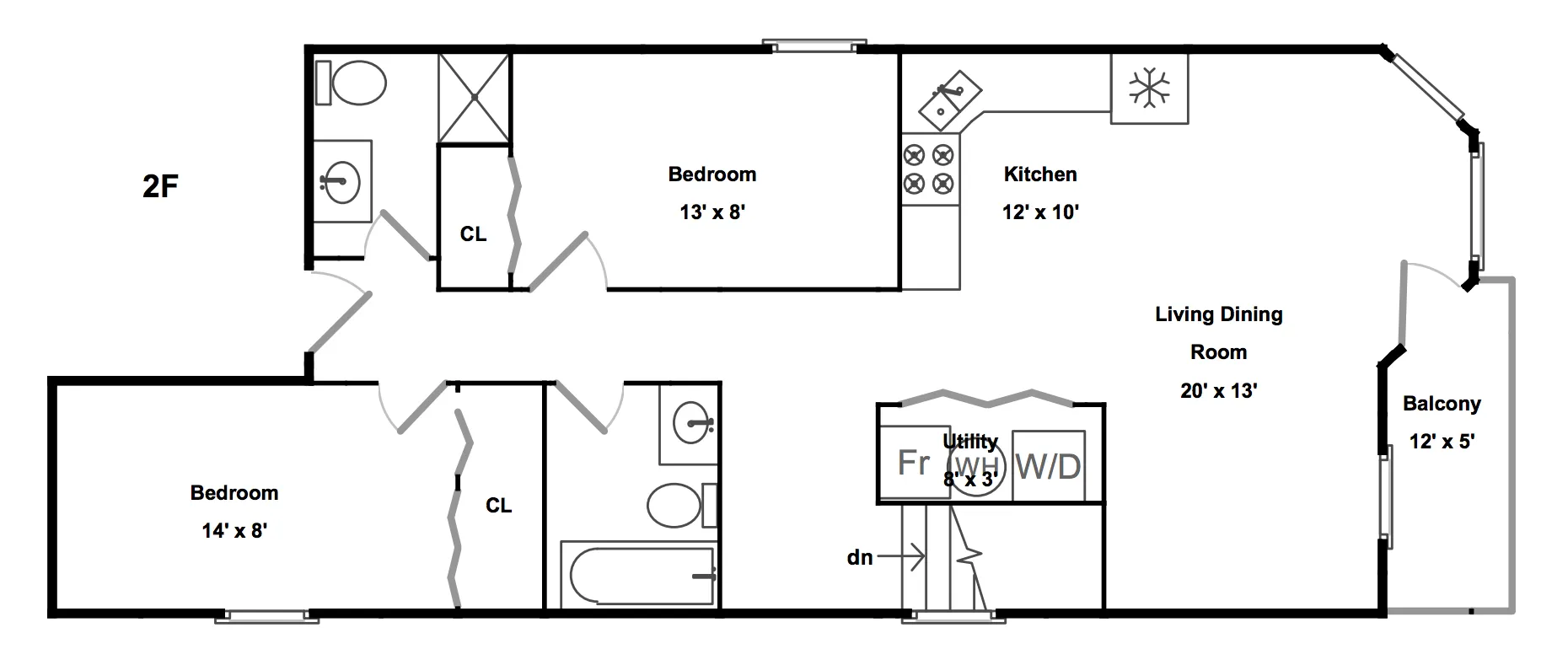 2225 W Rice St, ,  60622, USA 60622-unit#2F-Chicago-IL