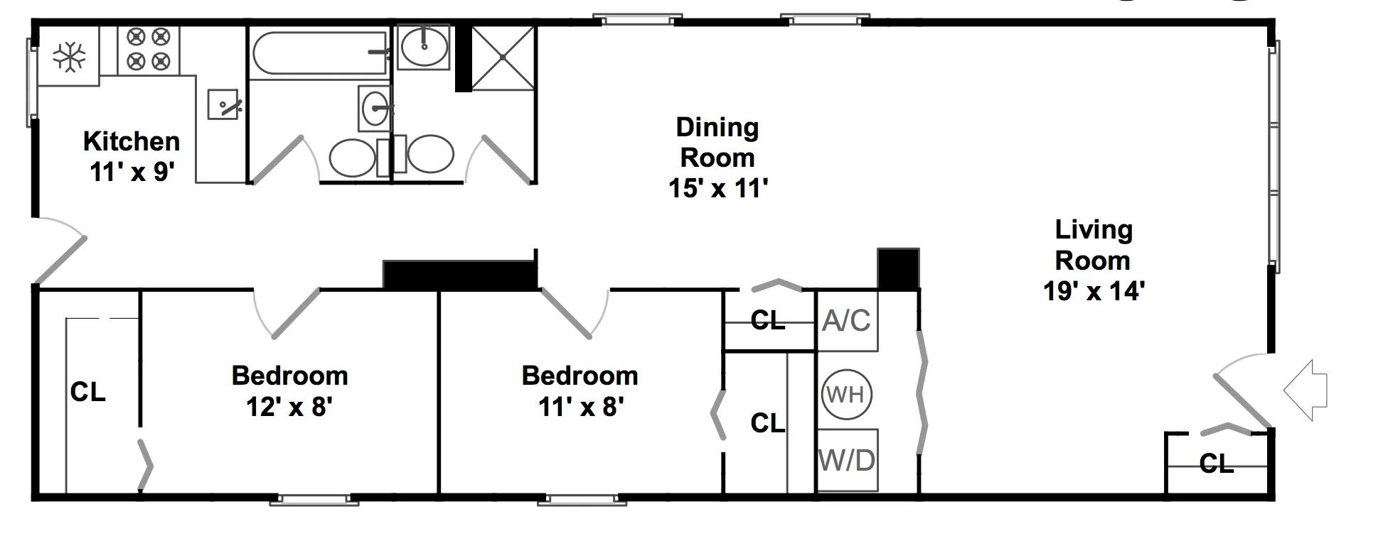 1829 N Hermitage Ave, ,  60622, USA 60622-unit#G-Chicago-IL