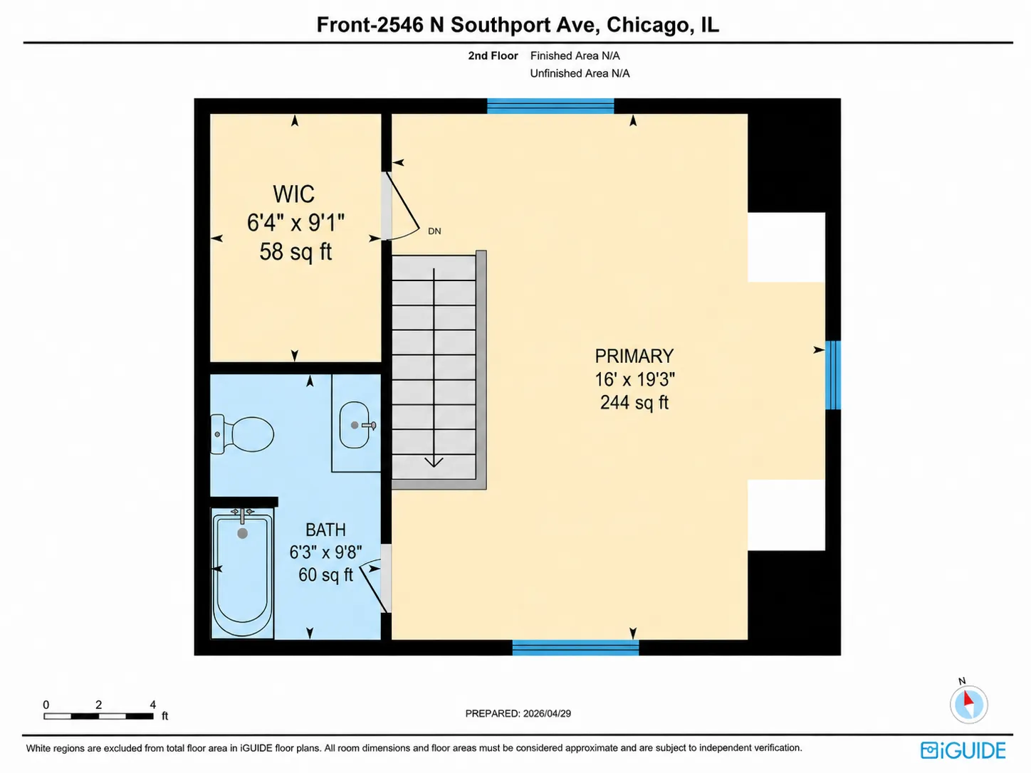 2546 N Southport Ave, , 60614, USA 60614-unit#2F-Chicago-IL