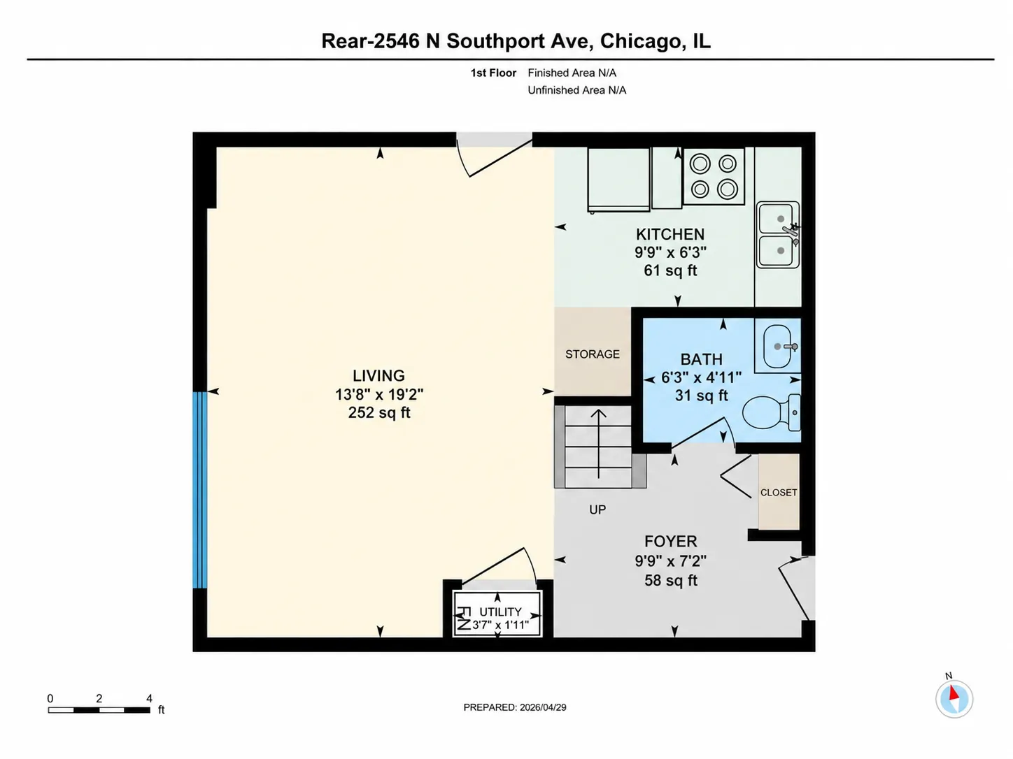 2546 N Southport Ave, ,  60614, USA 60614-unit#2R-Chicago-IL