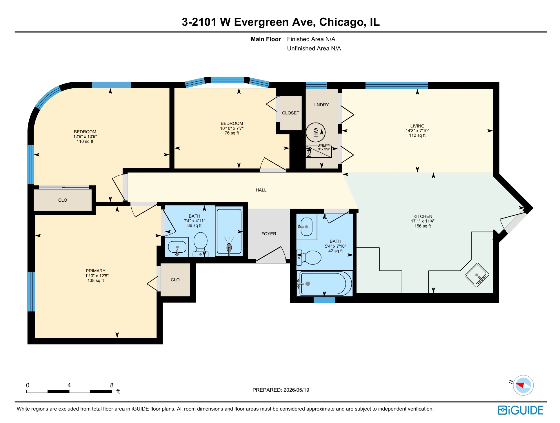2101 W Evergreen Ave, ,  60622, USA 60622-unit#2-Chicago-IL