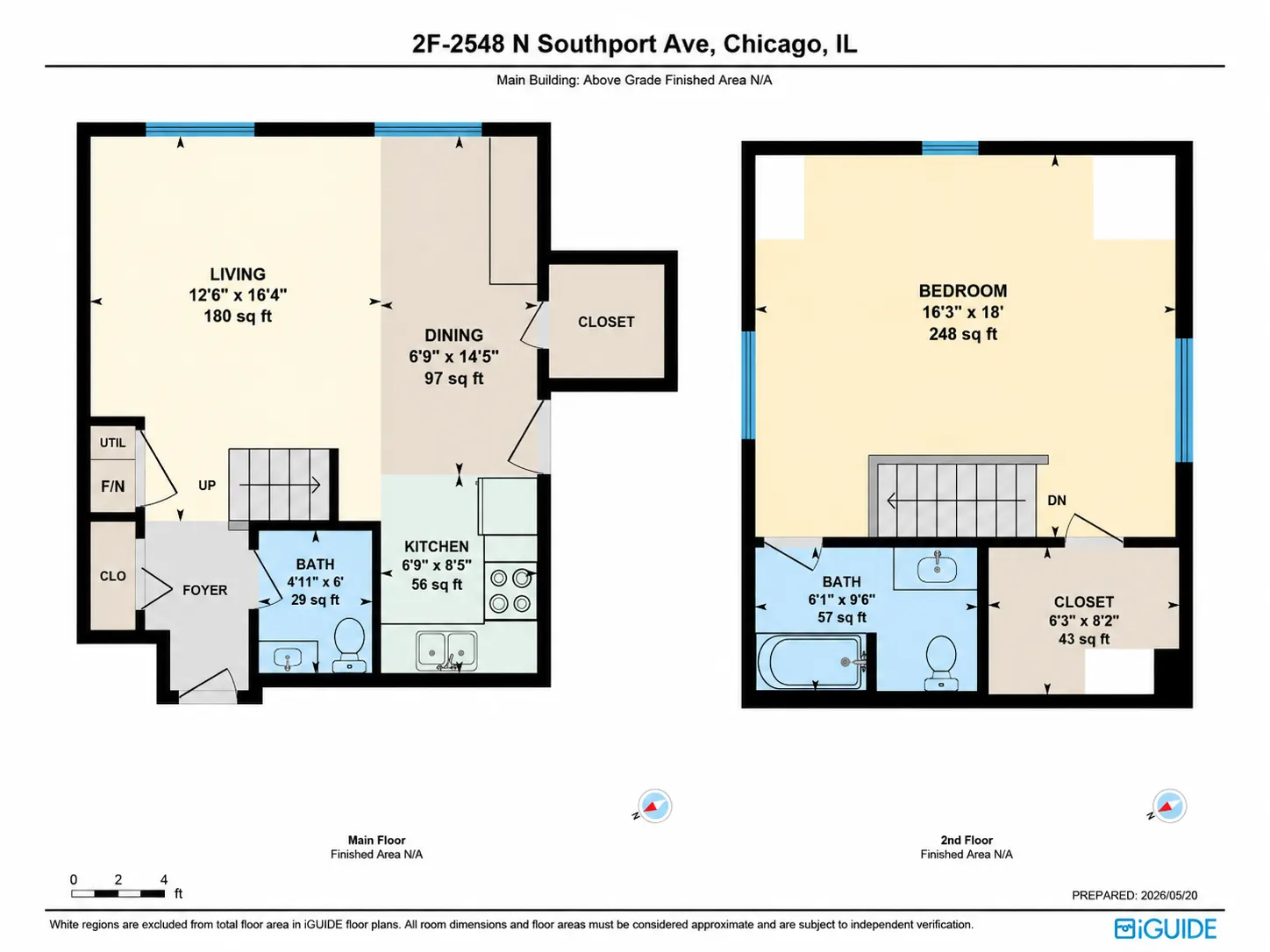 2548 N Southport Ave, ,  60614, USA 60614-unit#2F-Chicago-IL