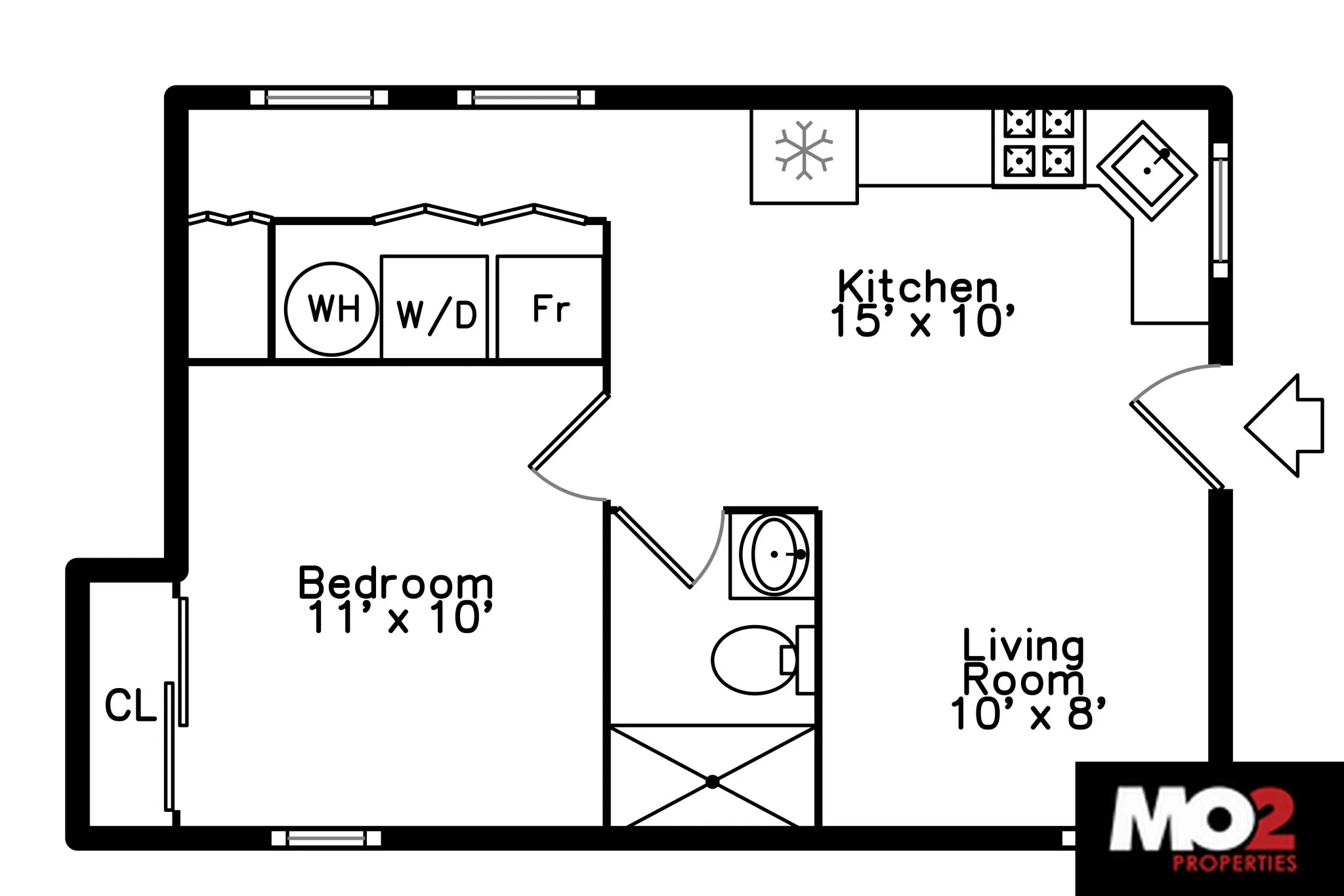 1314 N Bosworth Ave, , 60642, USA 60642-unit#GR-Chicago-IL
