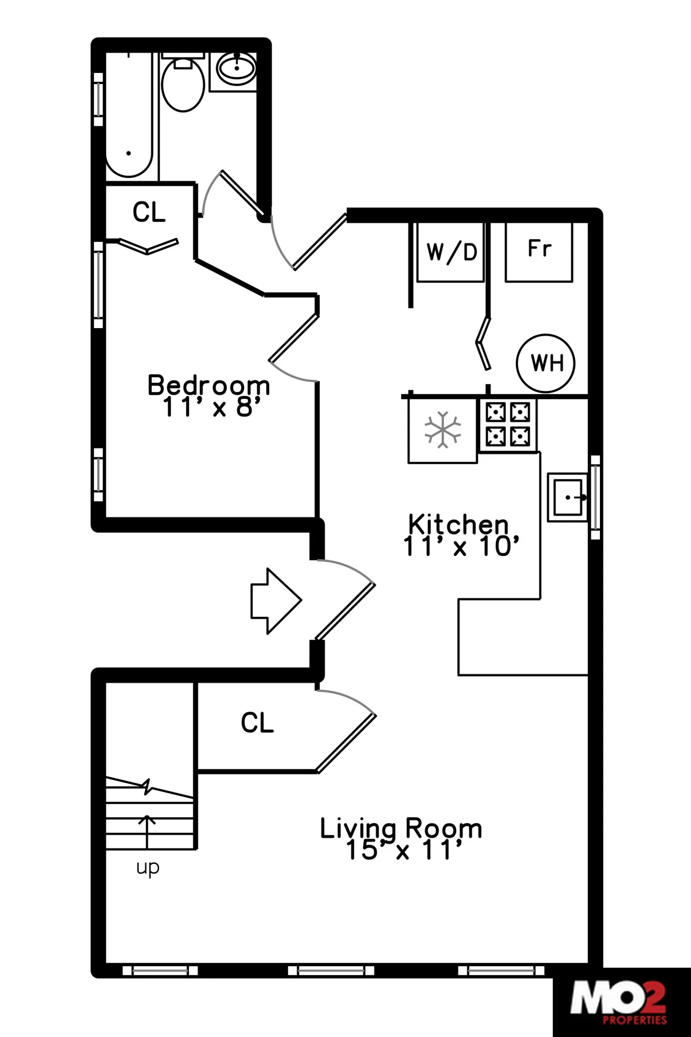 1649 N Paulina St, , 60622, USA 60642-unit#3F-Chicago-IL