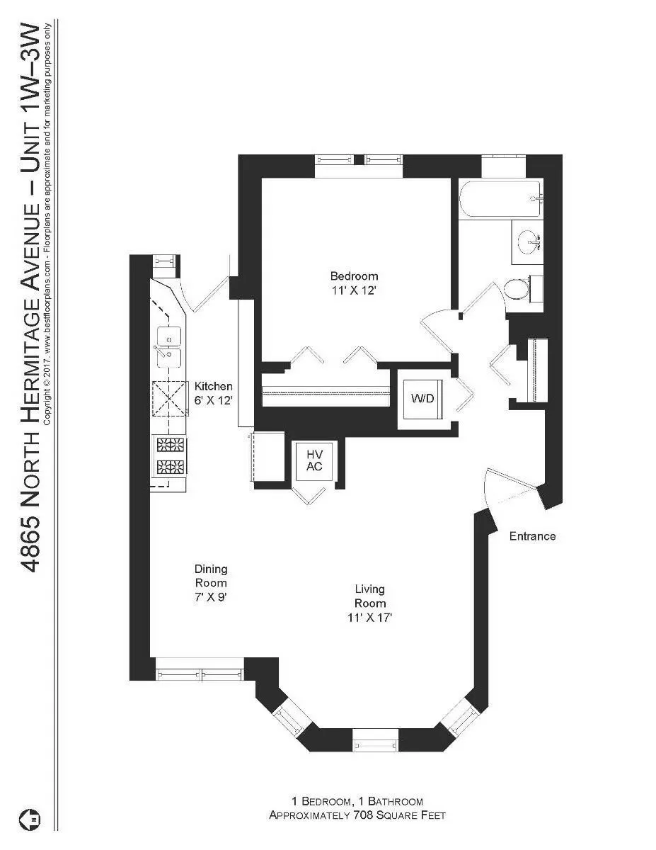 4863 N Hermitage Ave, , 60640, USA 60640-unit#4865-3W-Chicago-IL