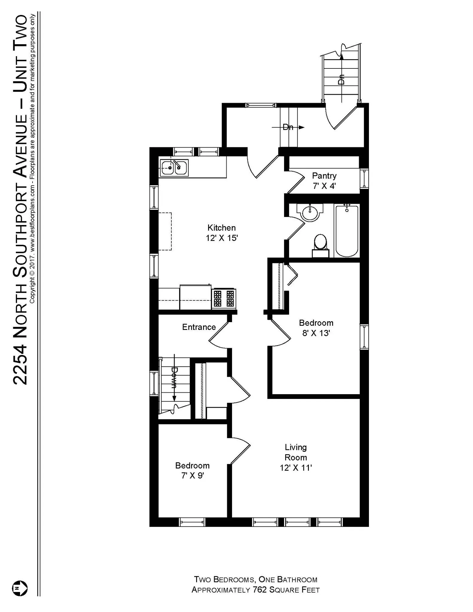 2254 N Southport Ave, , 60614, USA 60614-unit#2254-2-Chicago-IL