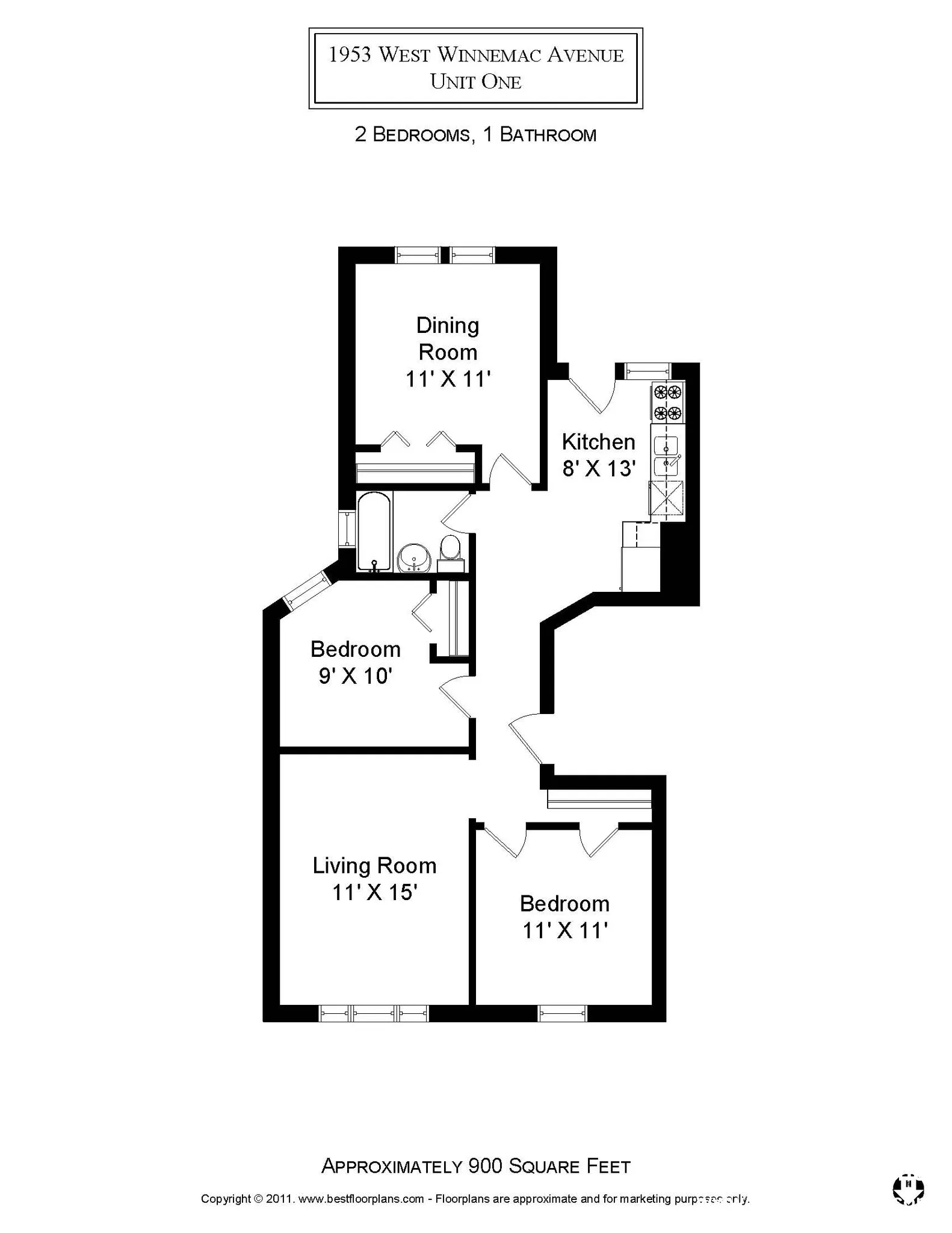 1941 W Winnemac Ave, ,  60640, USA 60640-unit#1953-1-Chicago-IL