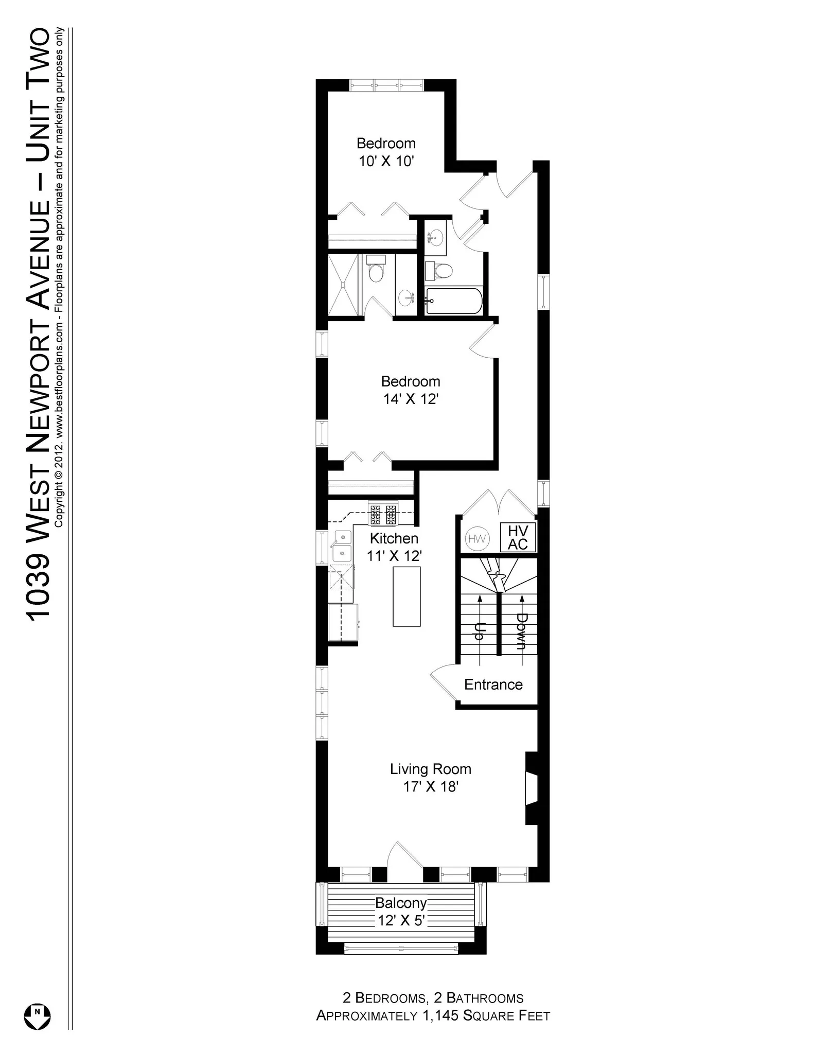 1039 W Newport Ave, , 60657, USA 60657-unit#1039-2-Chicago-IL