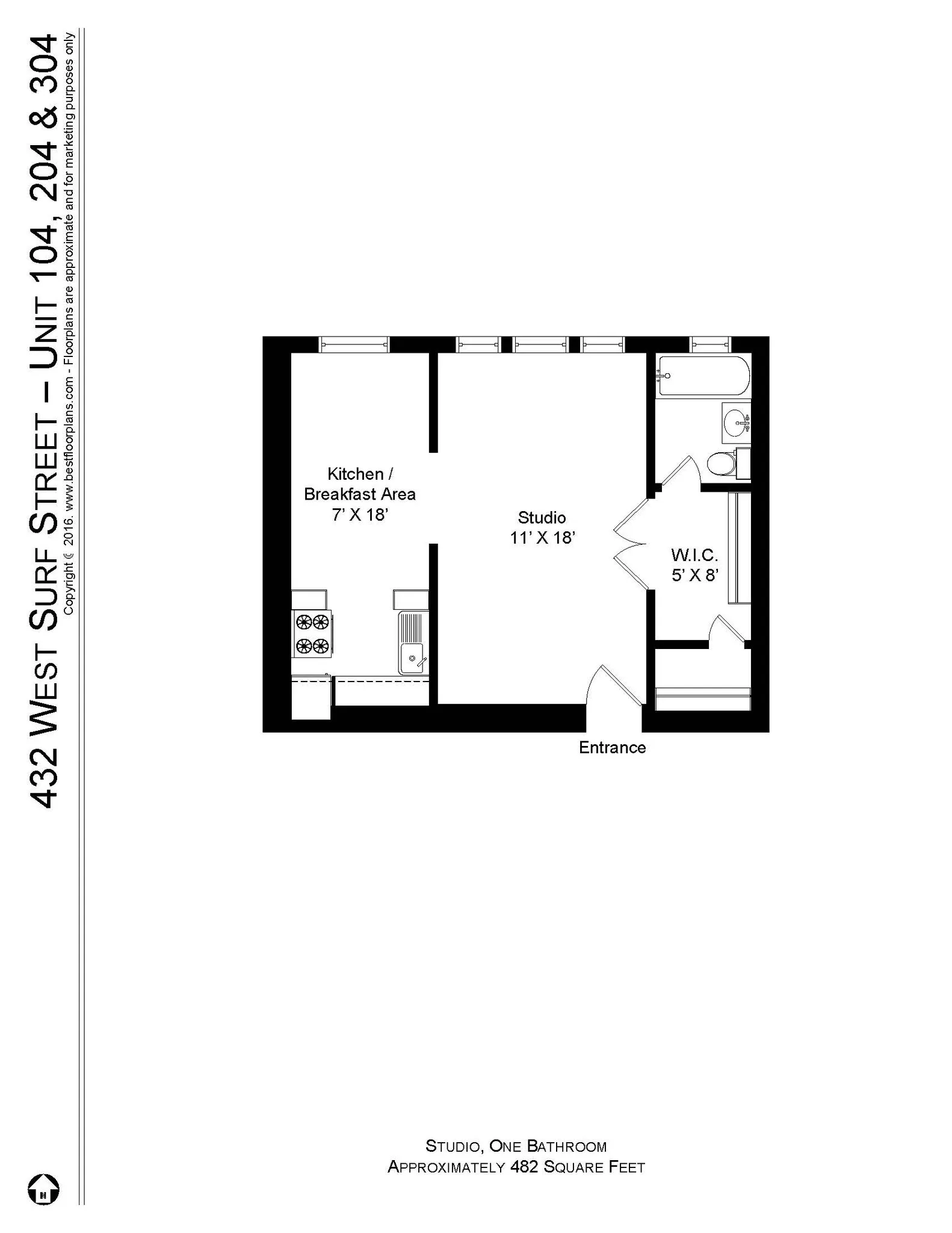 428 W Surf St, , 60657, USA 60657-unit#432-104-Chicago-IL