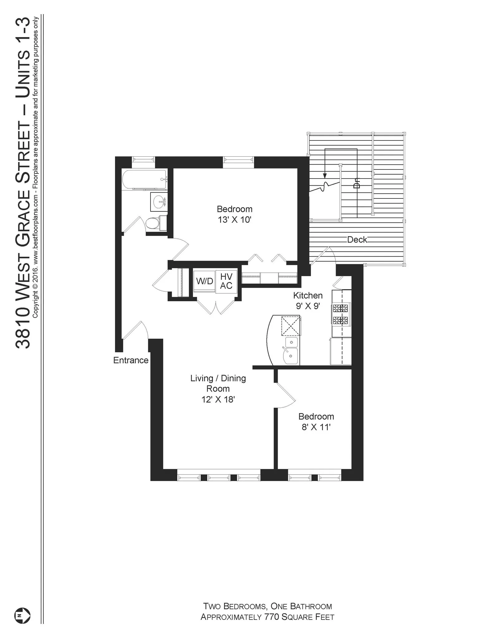 1634 W Grace St, ,  60613, USA 60613-unit#3810M-3-Chicago-IL