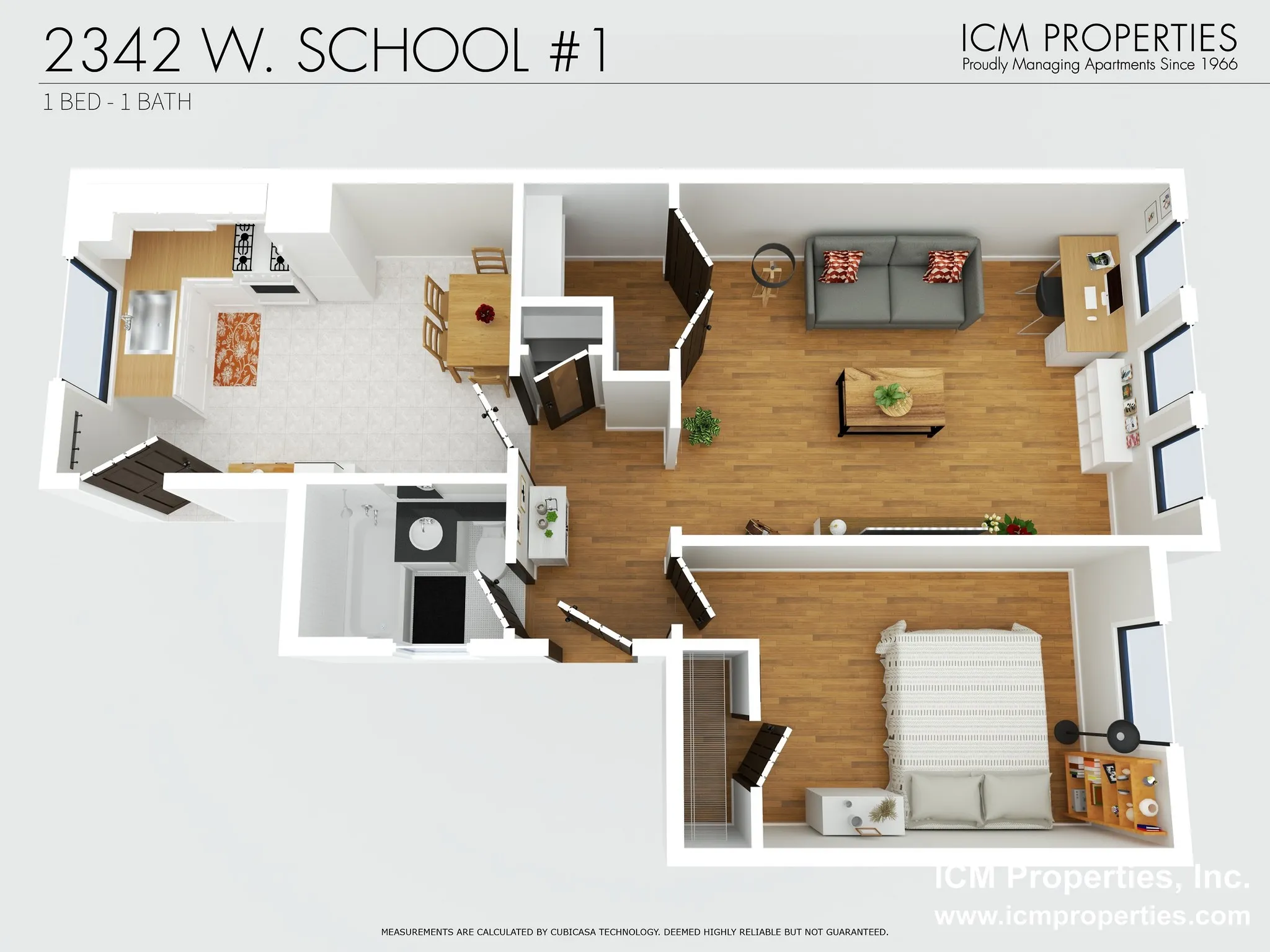 3300 N Claremont Ave, ,  60618, USA 60618-unit#2342S-1-Chicago-IL