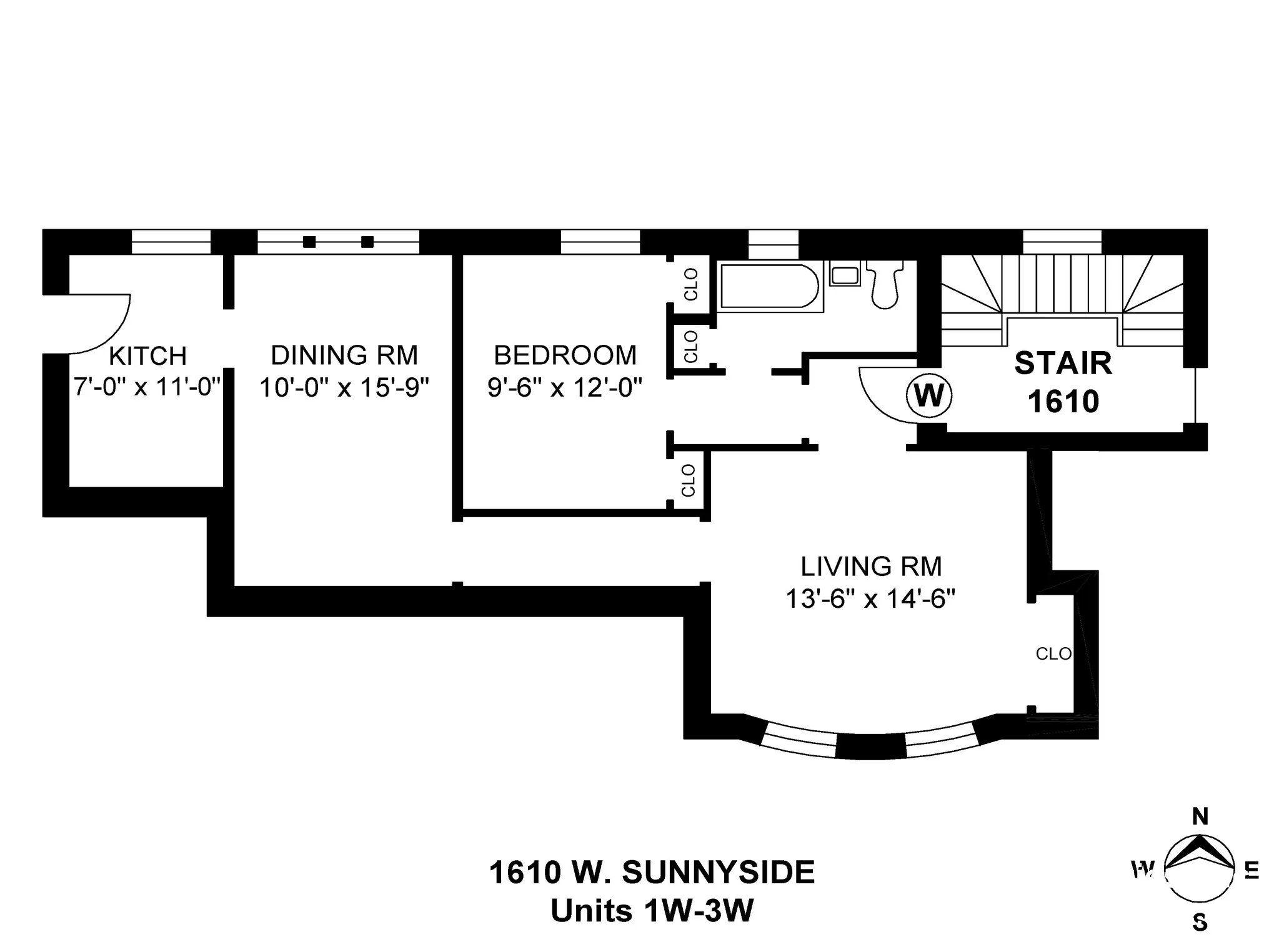 4500 N Ashland Ave, ,  60640, USA 60640-unit#1610-3W-Chicago-IL