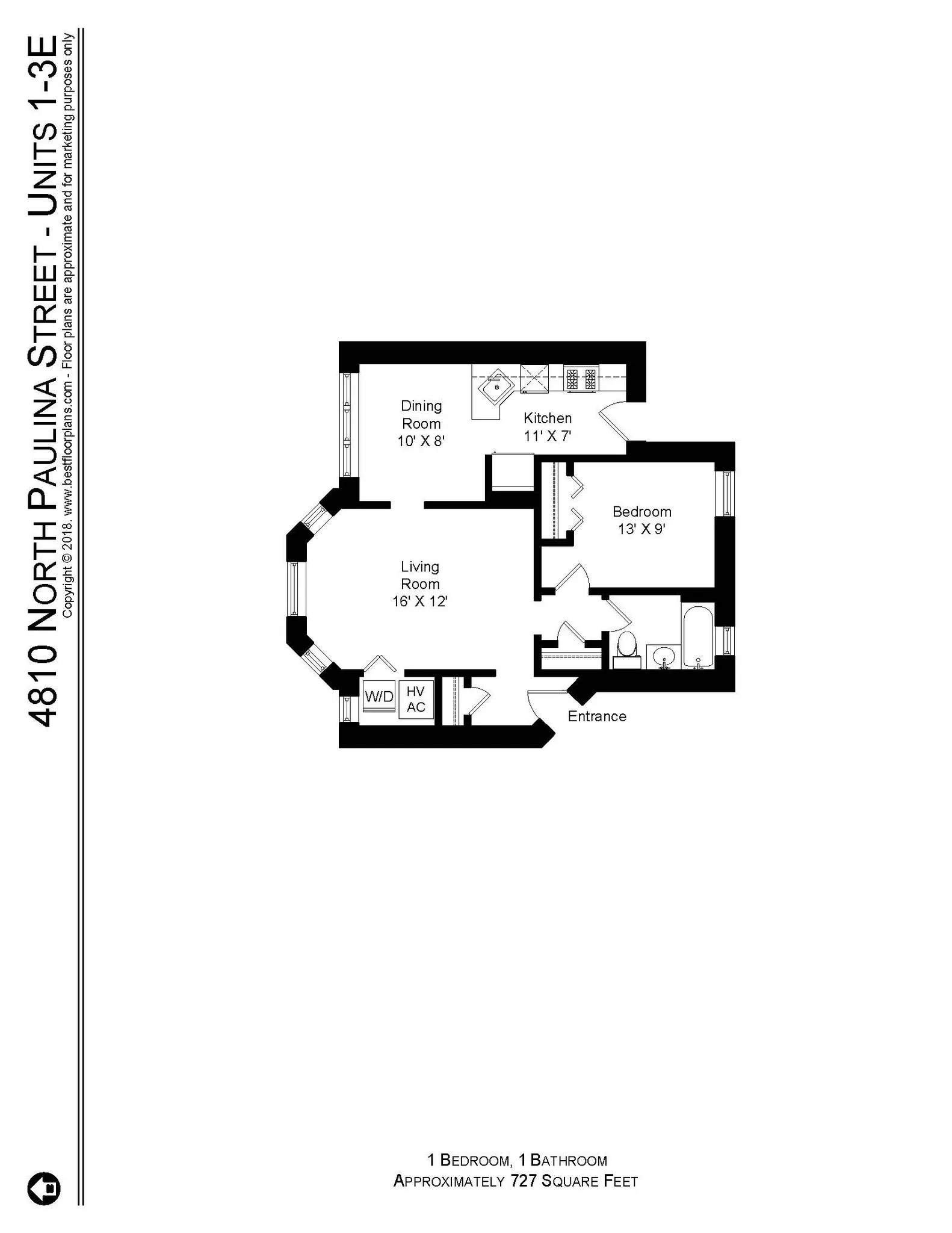 4808 N Paulina St, , 60640, USA 60640-unit#4810-3E-Chicago-IL