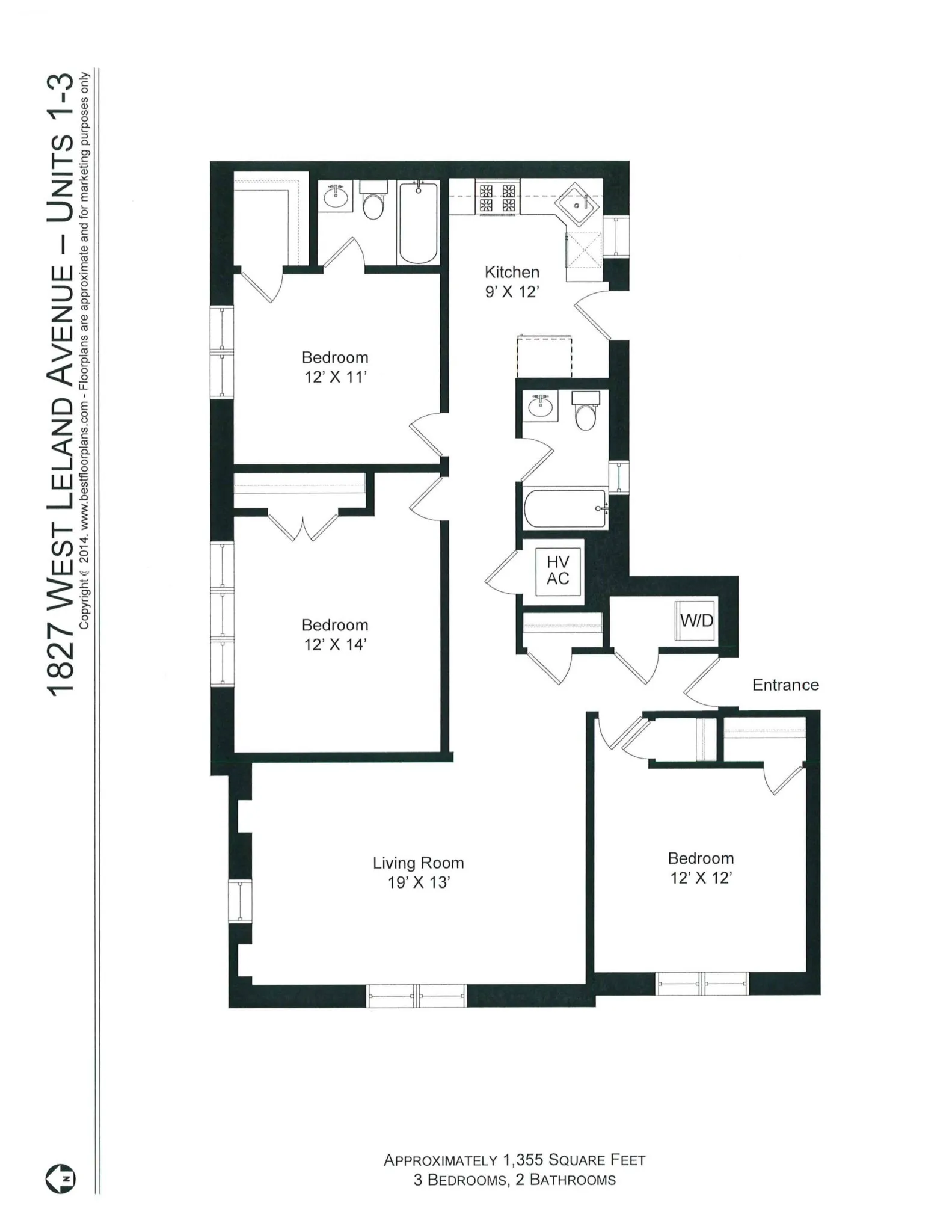 4651 N Wolcott Ave, ,  60640, USA 60640-unit#1827L-1-Chicago-IL
