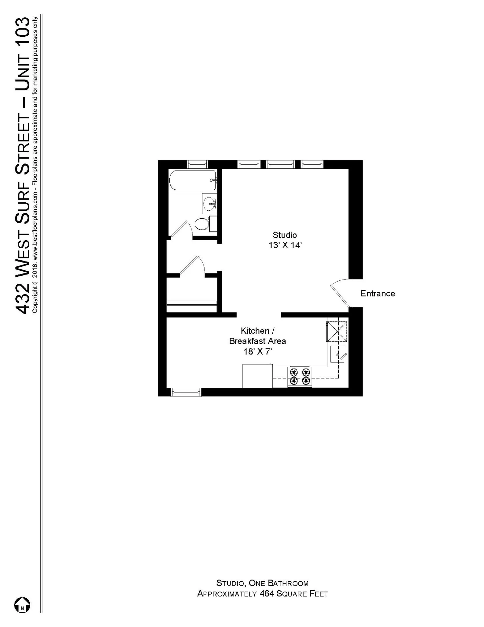 428 W Surf St, ,  60657, USA 60657-unit#432-103-Chicago-IL