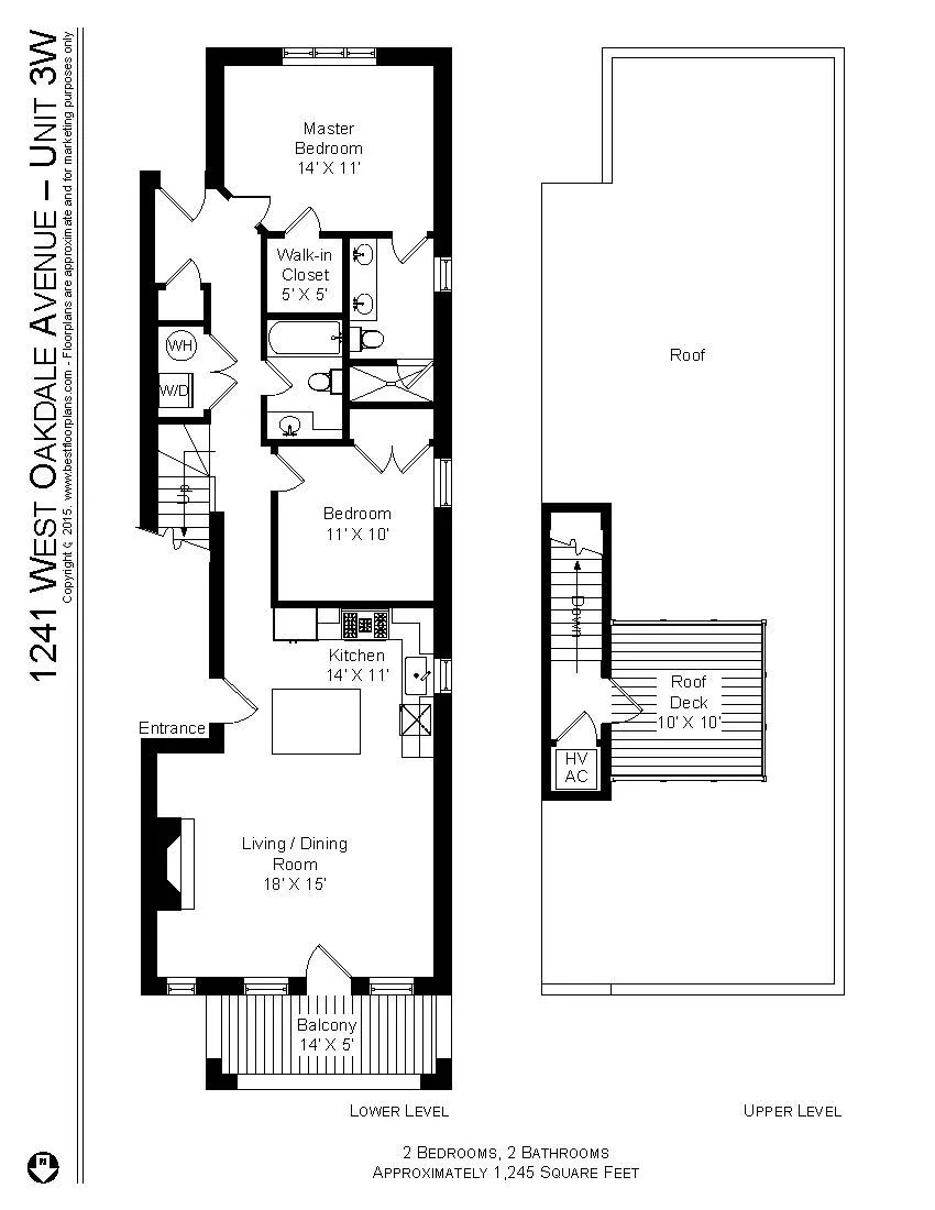 1241 W Oakdale Ave, ,  60657, USA 60657-unit#1241-3W-Chicago-IL