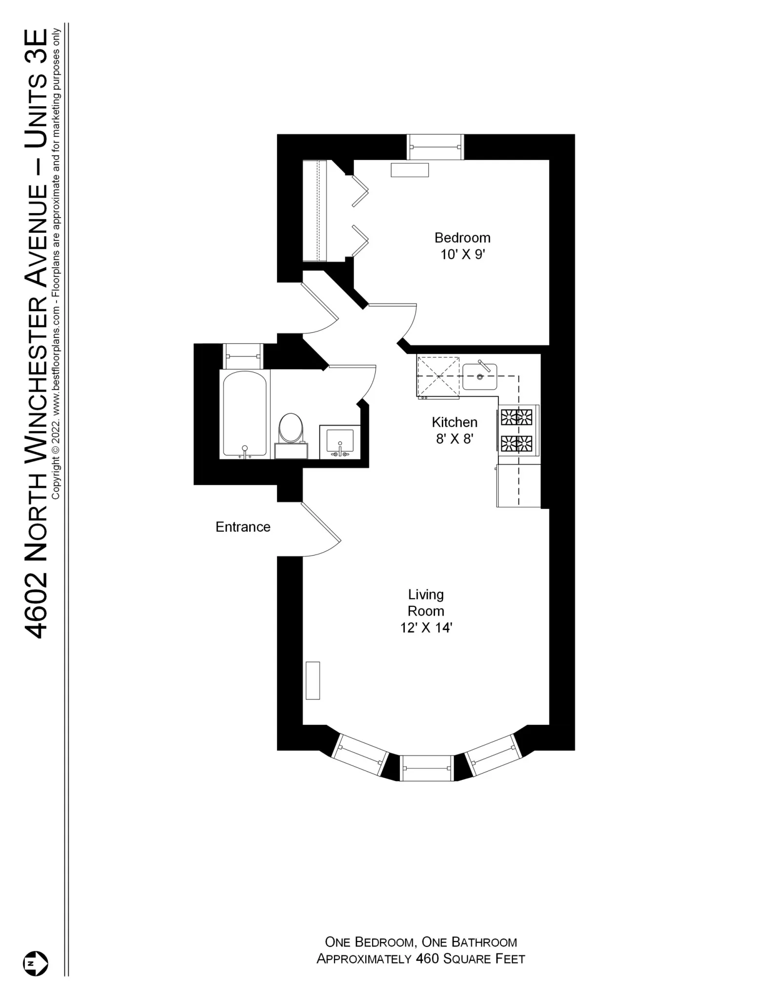4600 N Winchester Ave, , 60640, USA 60640-unit#4602-3E-Chicago-IL