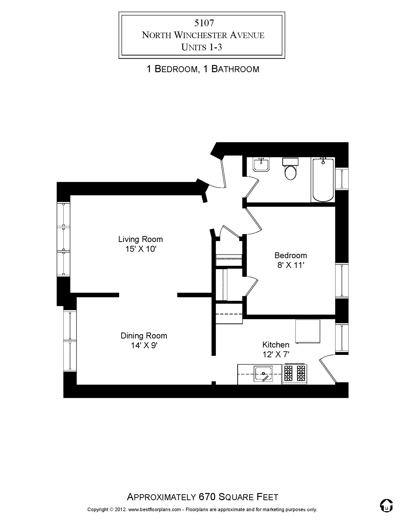 1916 W Winona St, ,  60640, USA 60640-unit#5107-2-Chicago-IL