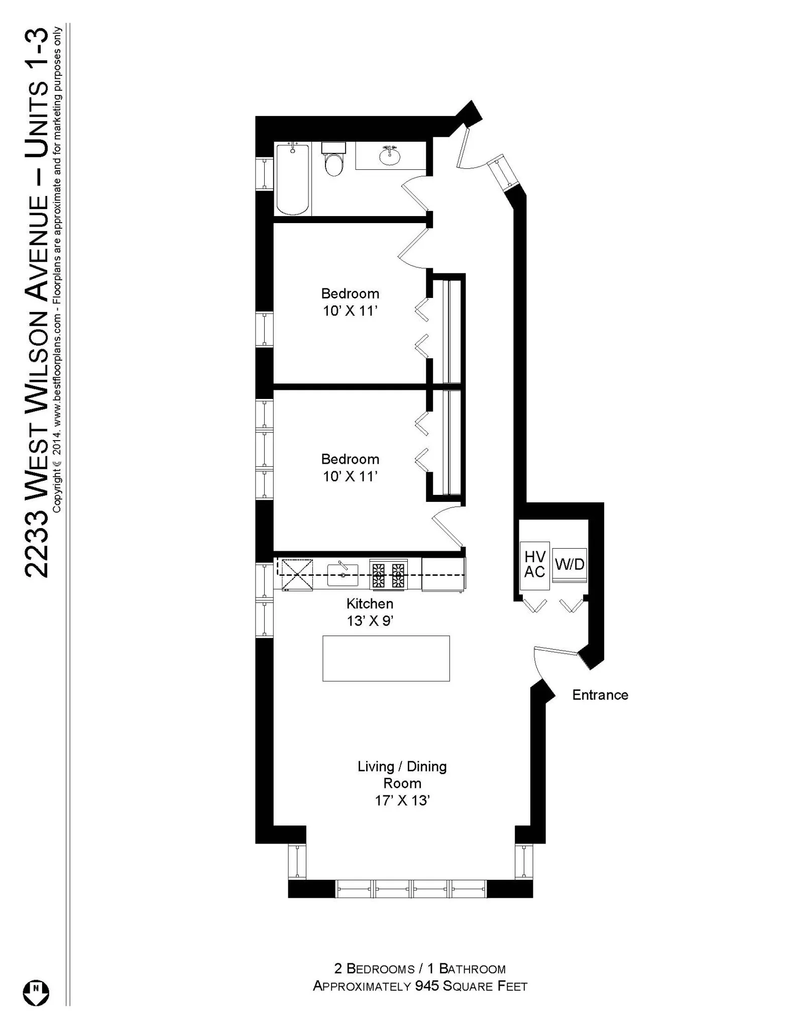 2229 W Wilson Ave, , 60625, USA 60625-unit#2233-1-Chicago-IL