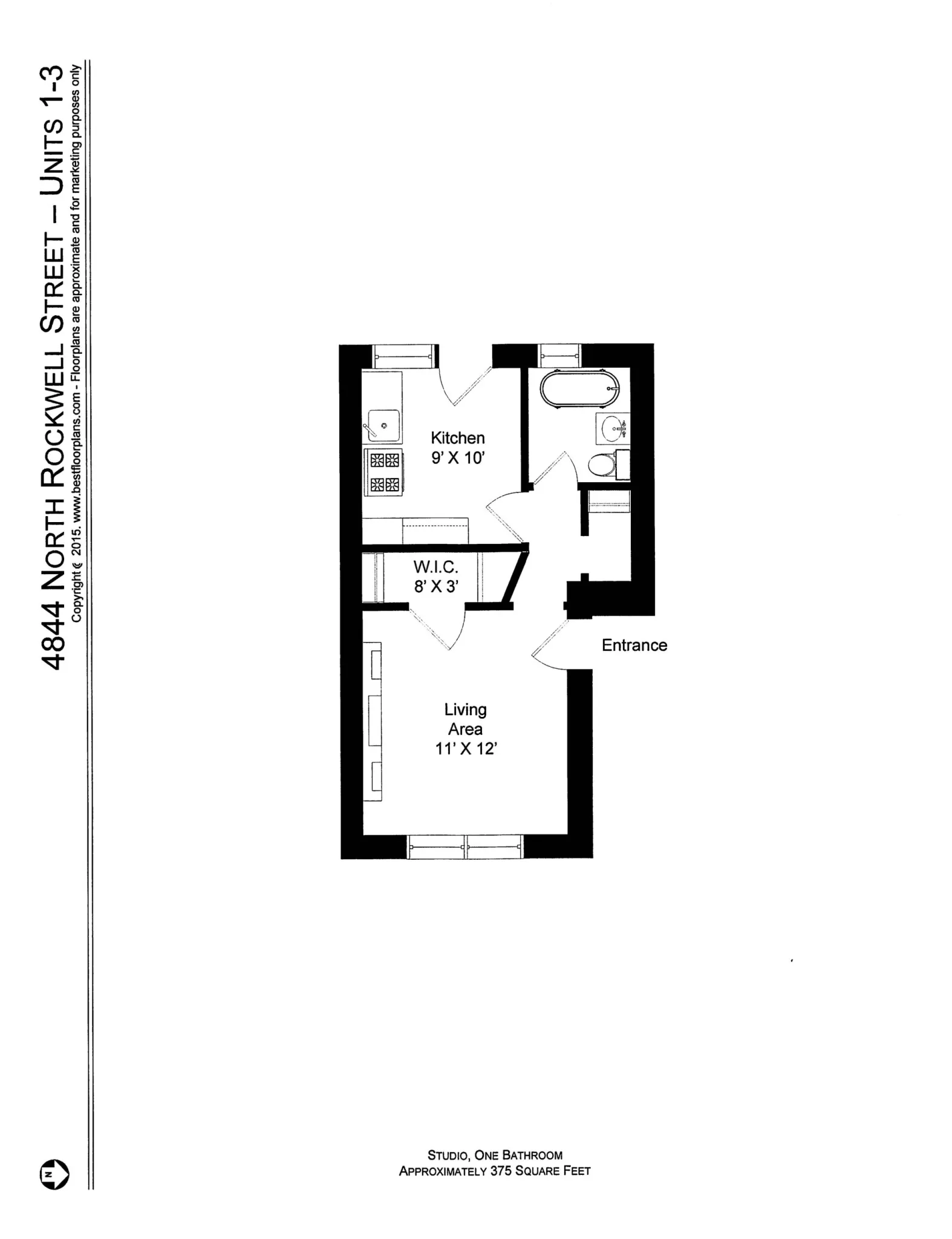 4844 N Rockwell St, ,  60625, USA 60625-unit#4844-3-Chicago-IL