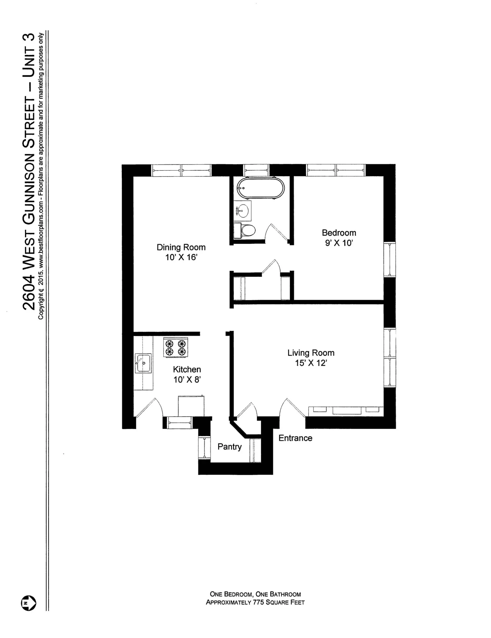 4844 N Rockwell St, , 60625, USA 60625-unit#2604G-3-Chicago-IL
