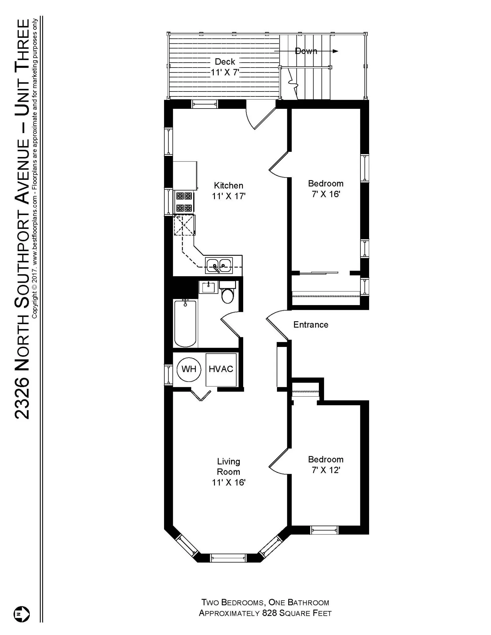 2326 N Southport Ave, ,  60614, USA 60614-unit#2326-3F-Chicago-IL