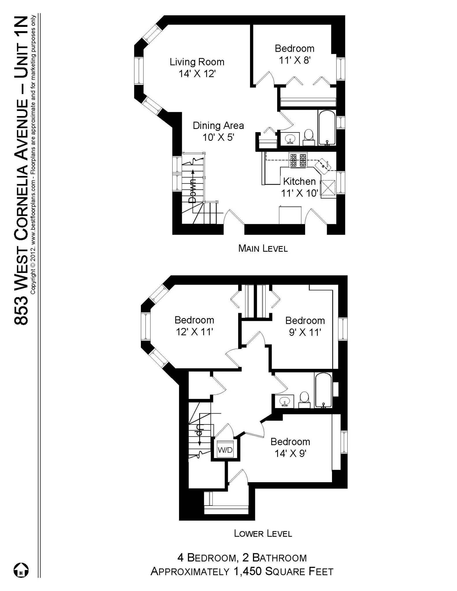 851 W Cornelia Ave, ,  60657, USA 60657-unit#853-1N-Chicago-IL
