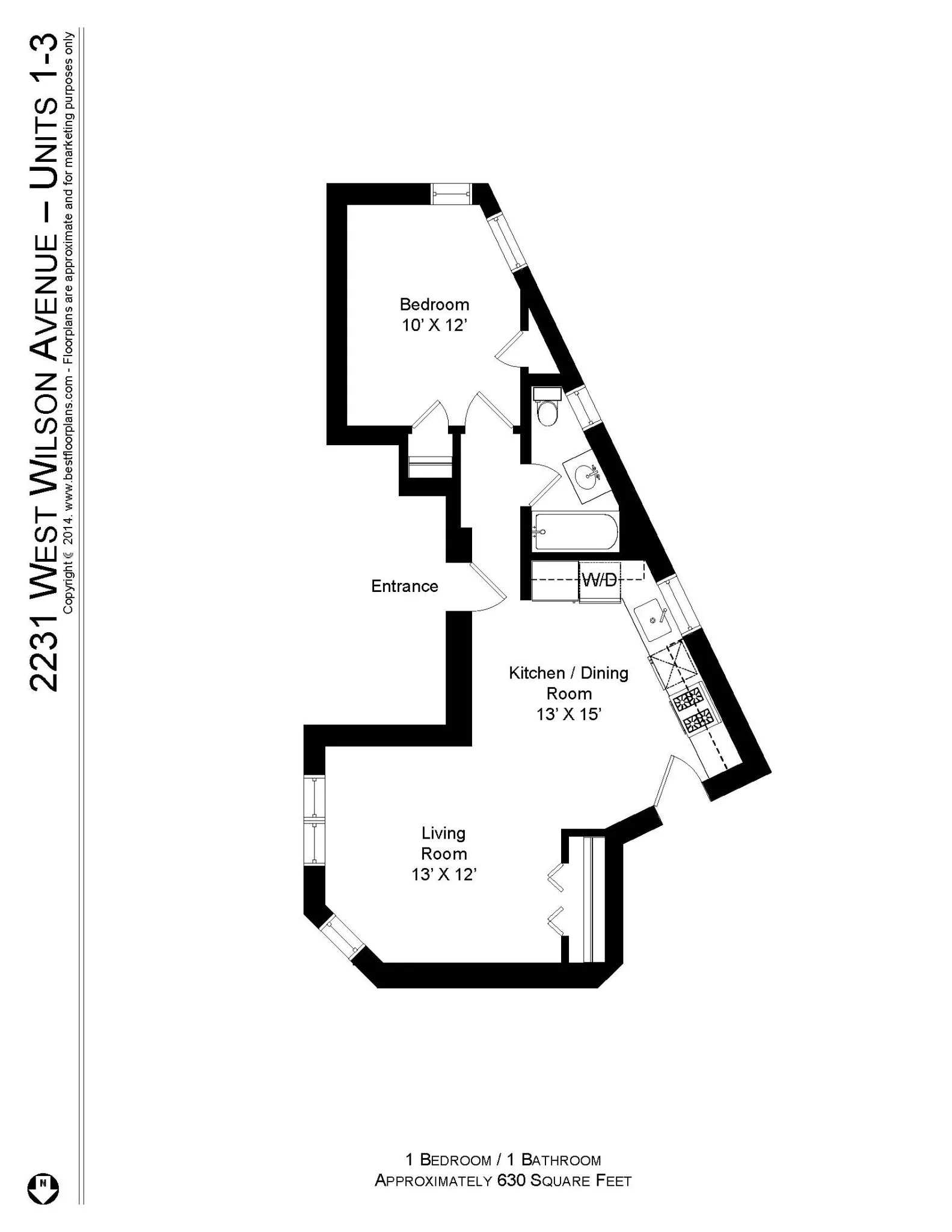 2229 W Wilson Ave, , 60625, USA 60625-unit#2231-2-Chicago-IL