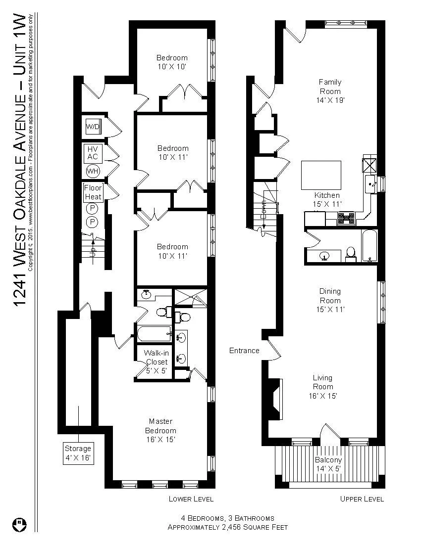 1241 W Oakdale Ave, , 60657, USA 60657-unit#1241-1E NC15-Chicago-IL