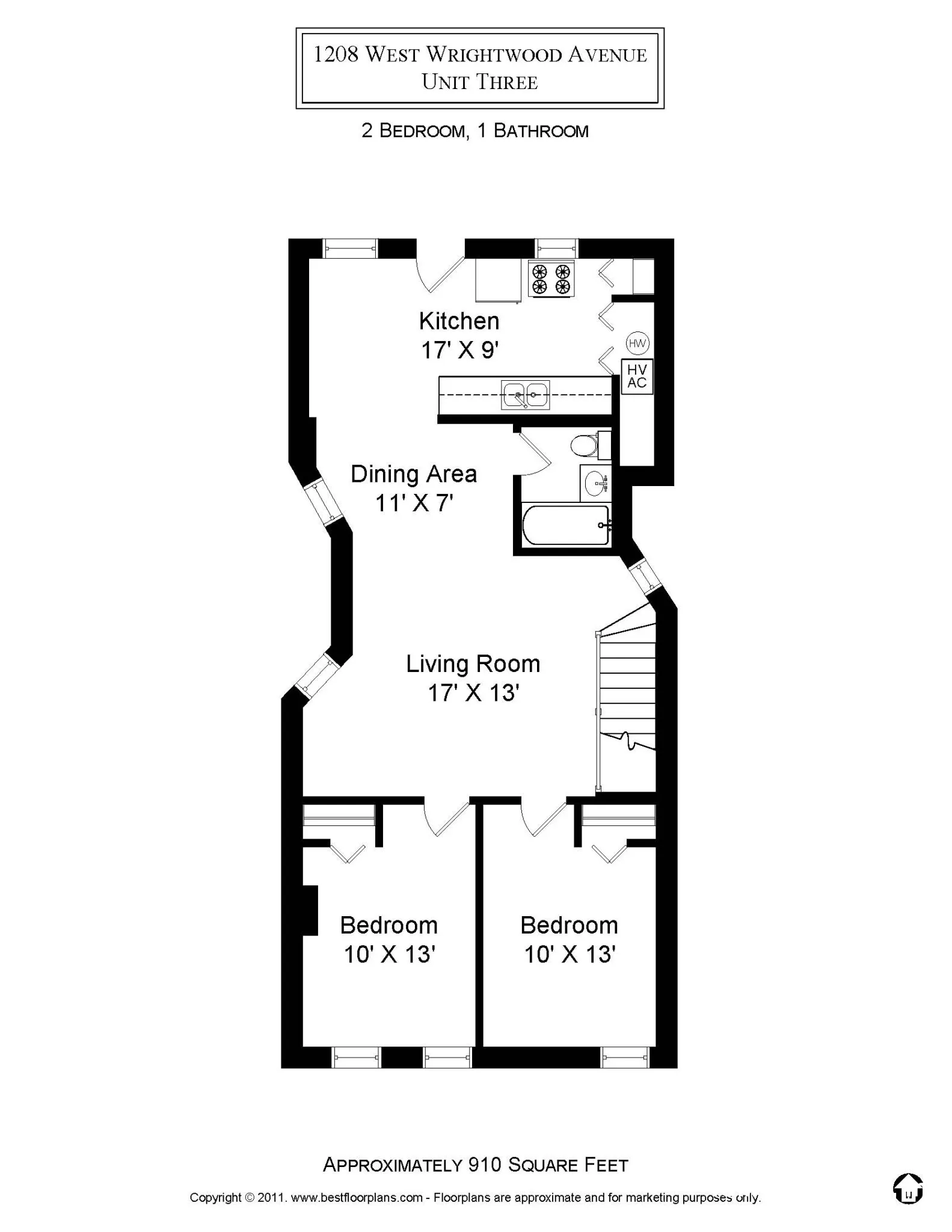 2600 N Racine Ave, ,  60614, USA 60614-unit#1208WR-3-Chicago-IL